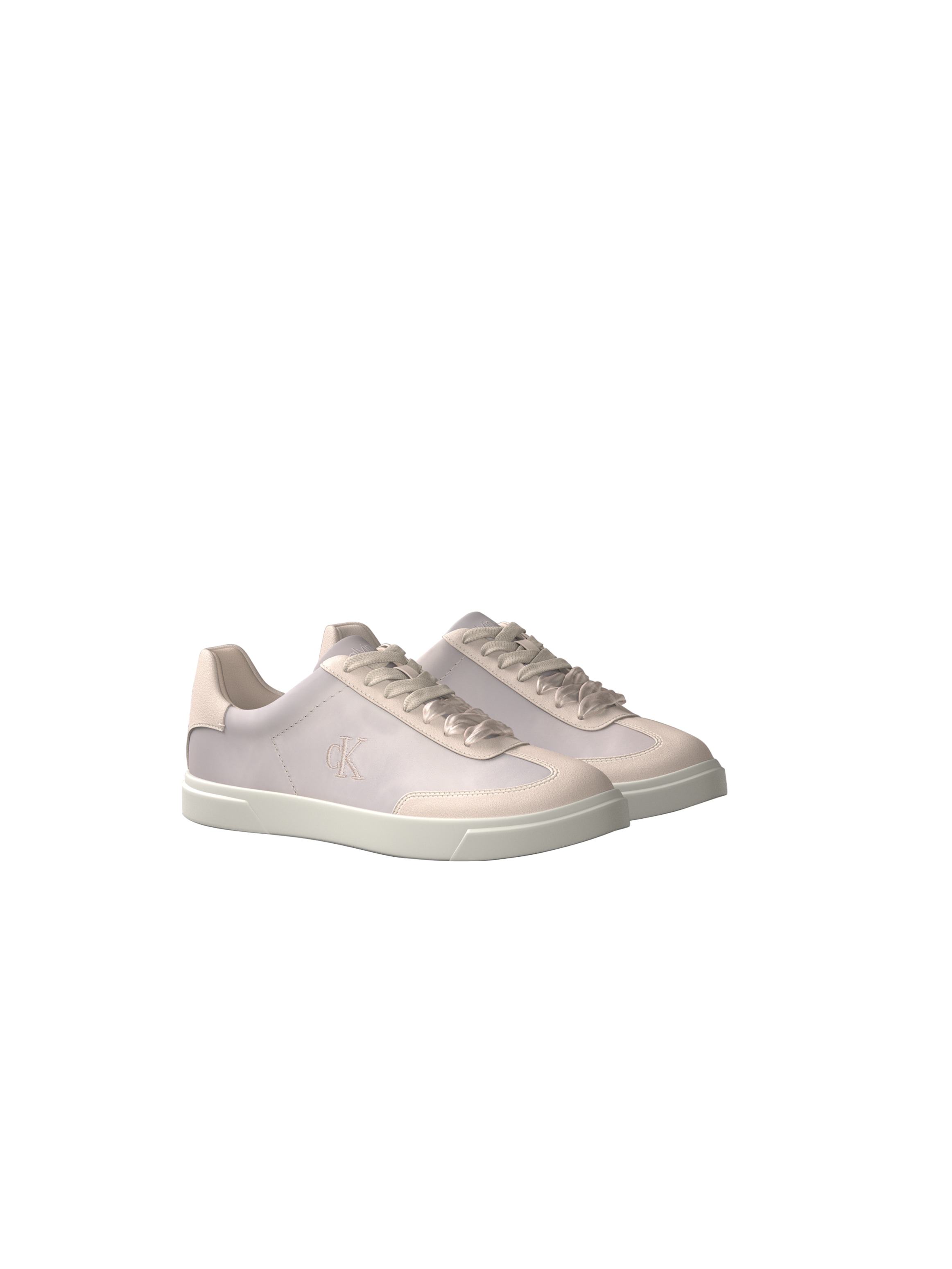 Calvin Klein Plateausneaker »LOW PRO CUPSOLE WT SATIN MIX«  Freizeitsneaker, Halbschuh mit zwei Schnürsenkelarten