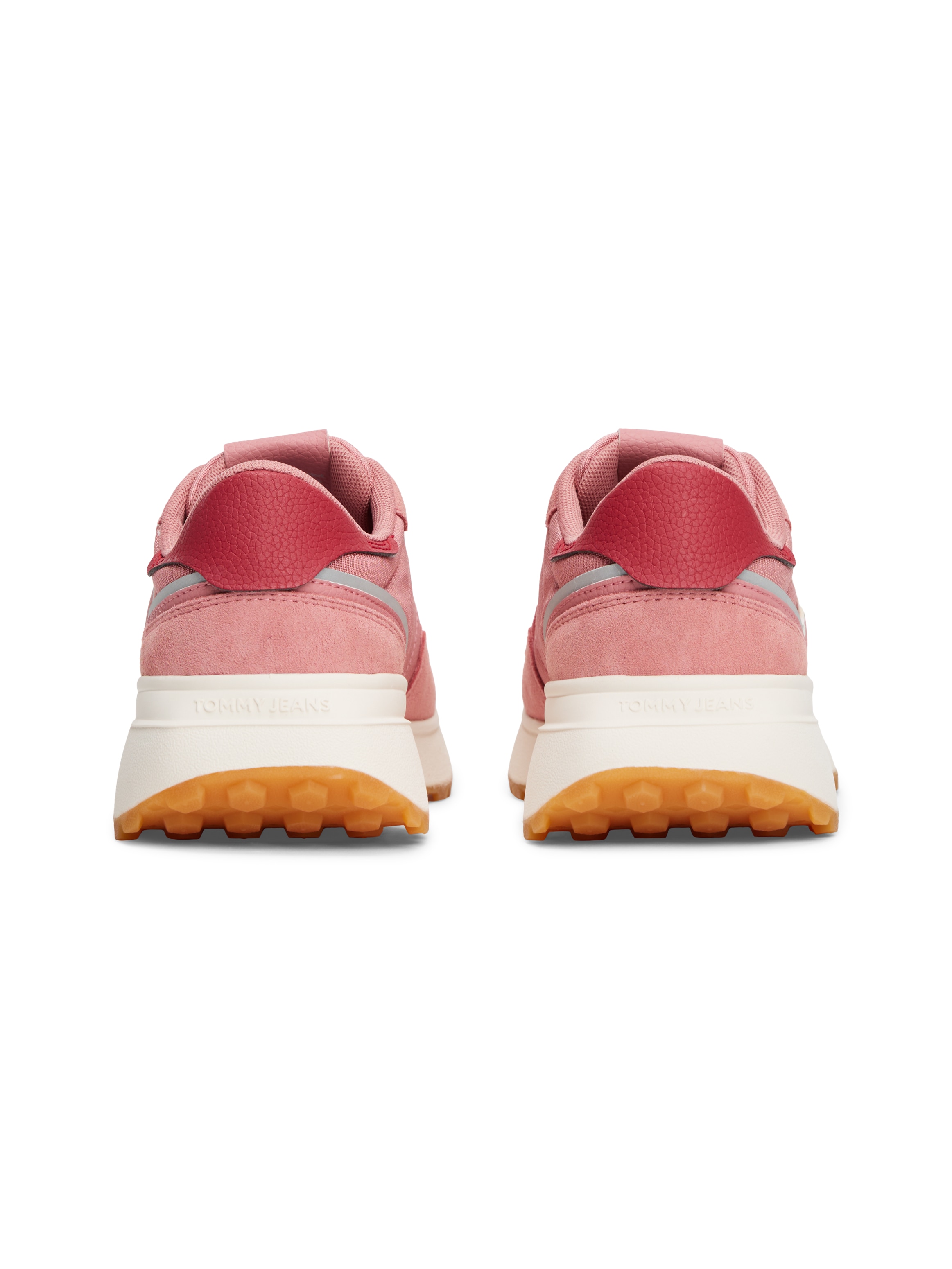 Tommy Jeans Keilsneaker »TJW CLEATED RUNNER«  , Freizeitschuh, Schnürschuh, Halbschuh mit Reflektorstreifen