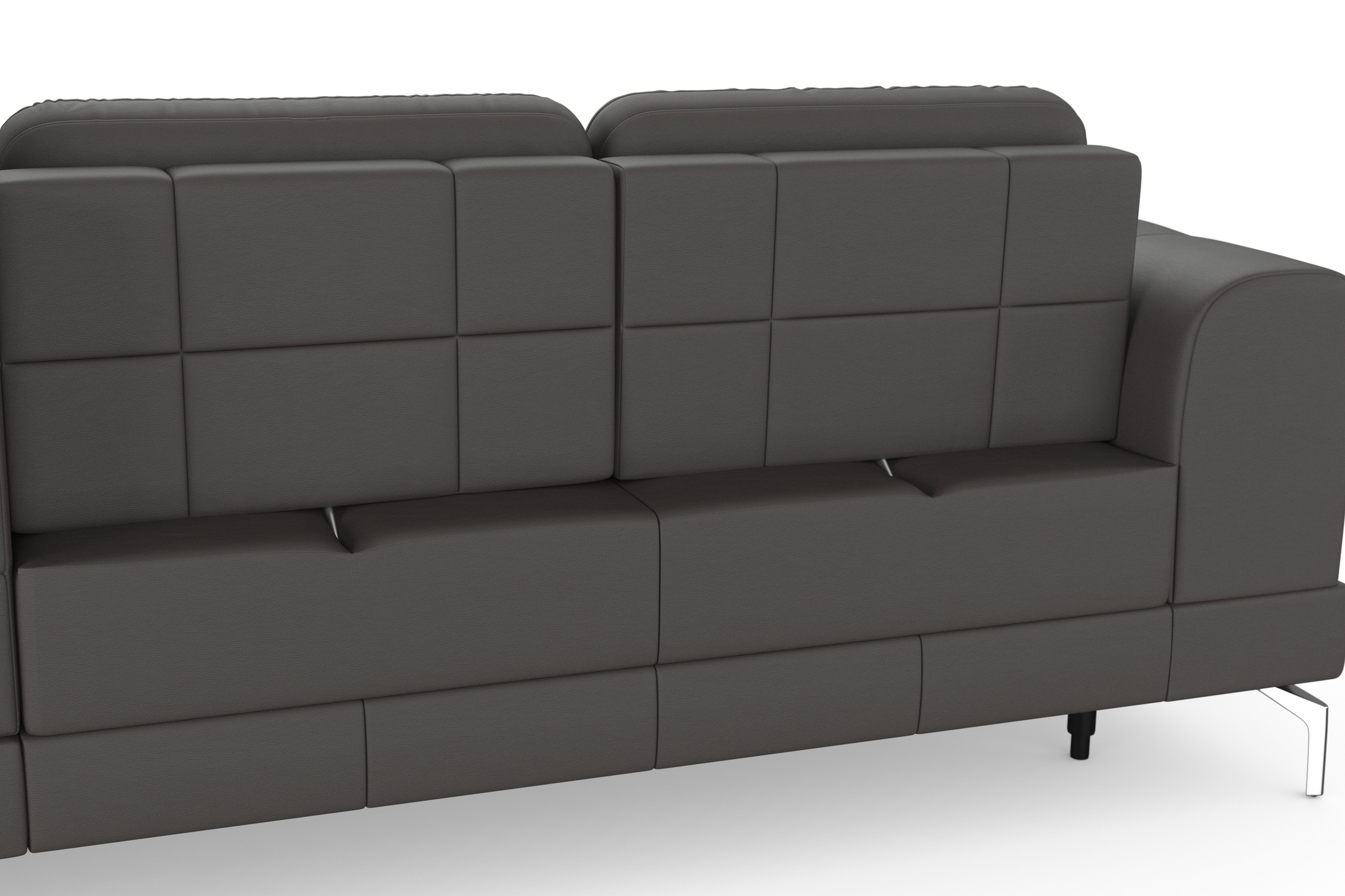 sit&more Ecksofa »Bendigo L-Form«, inklusive Sitztiefenverstellung, Bodenfreiheit 15 cm, 2 Fußfarben