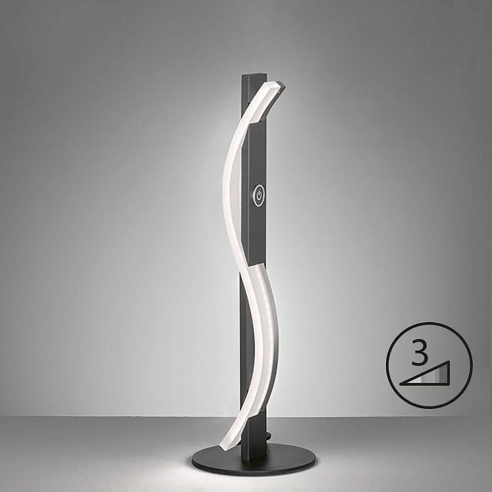 FISCHER & HONSEL Tischleuchte »Bridge«, Leuchtmittel LED-Modul | LED wechselbar, langlebige LED, dimmbar