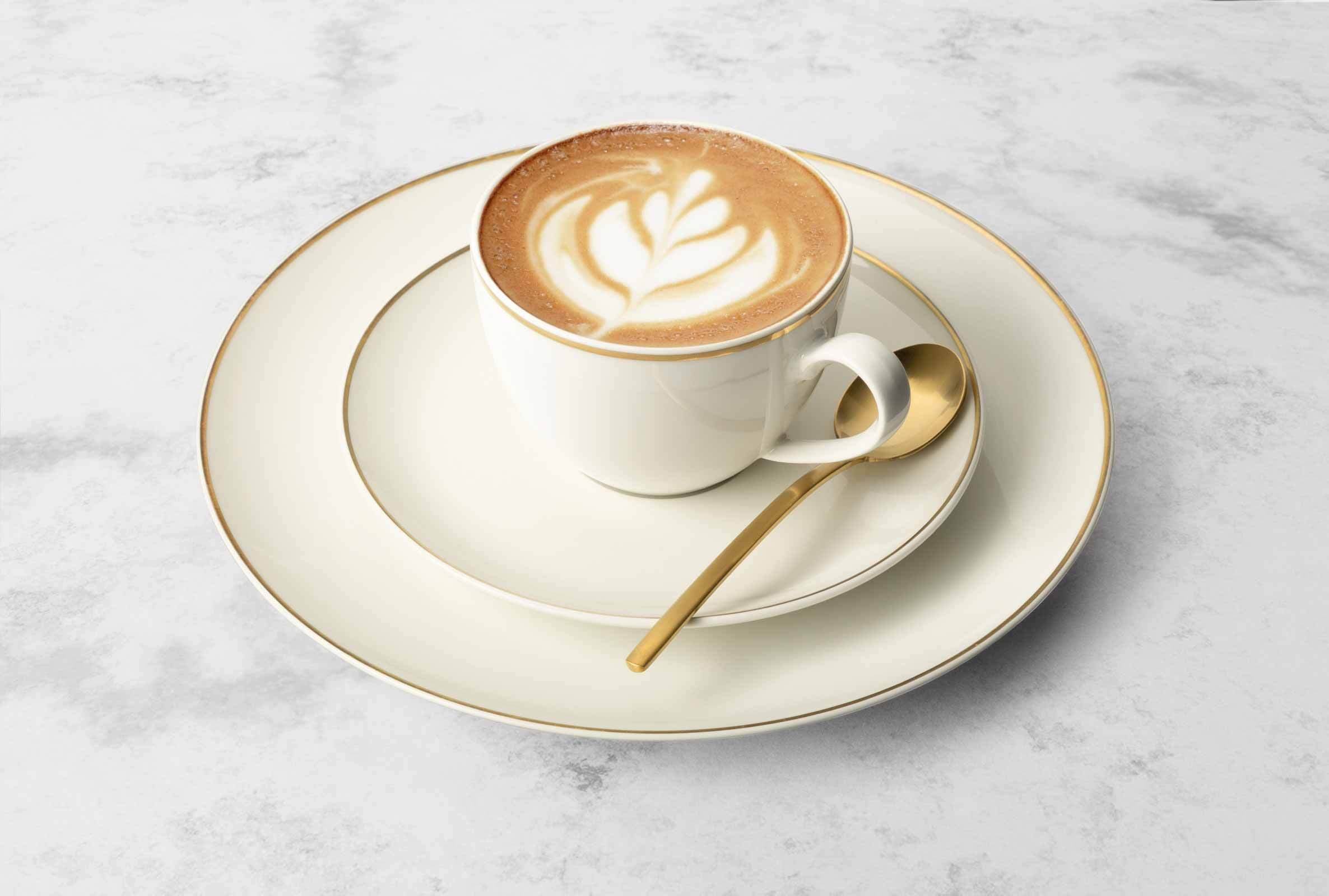 Seltmann Weiden Tasse »Kaffeetassen Savona Fine Diamond 270 ml 6er Set creme« Spülmaschinenfest, Mikrowellensicher, Ofenfest