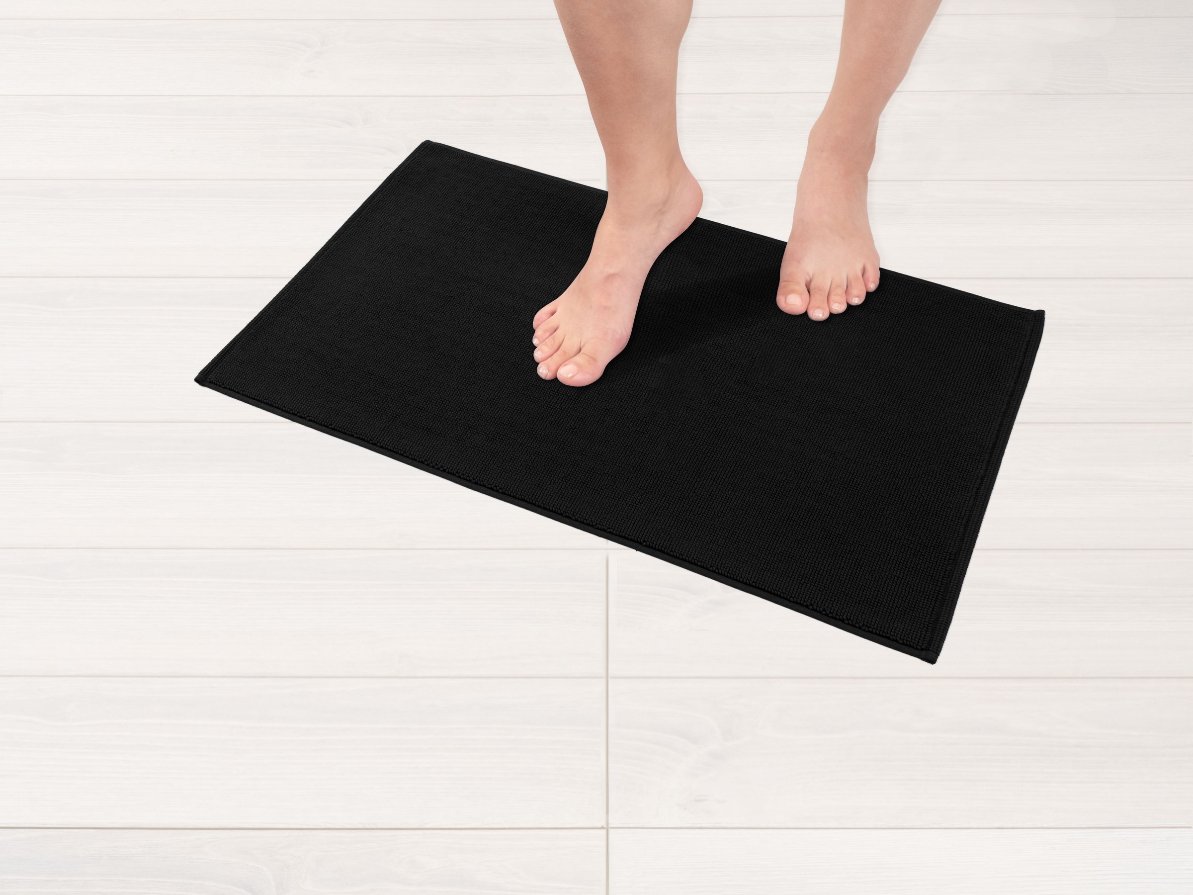 HAMMETEX Badematte »rutschfeste Badvorleger« Höhe 7,5 mm rutschhemmend beschichtet strapazierfähig einfarbig, 100% Baumwolle, in 2 Größen erhältlich