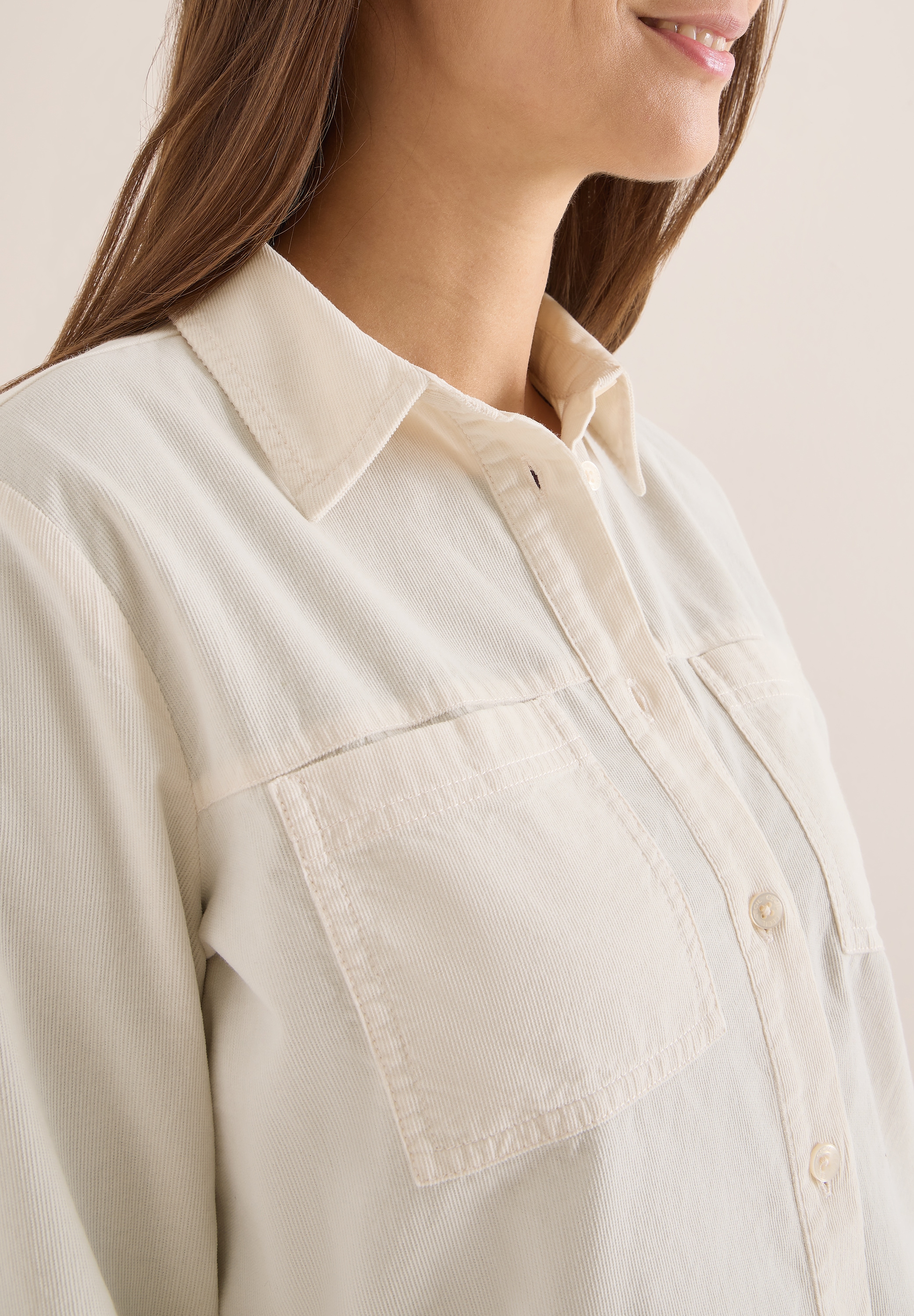 Cecil Hemdbluse aus softem Feincord