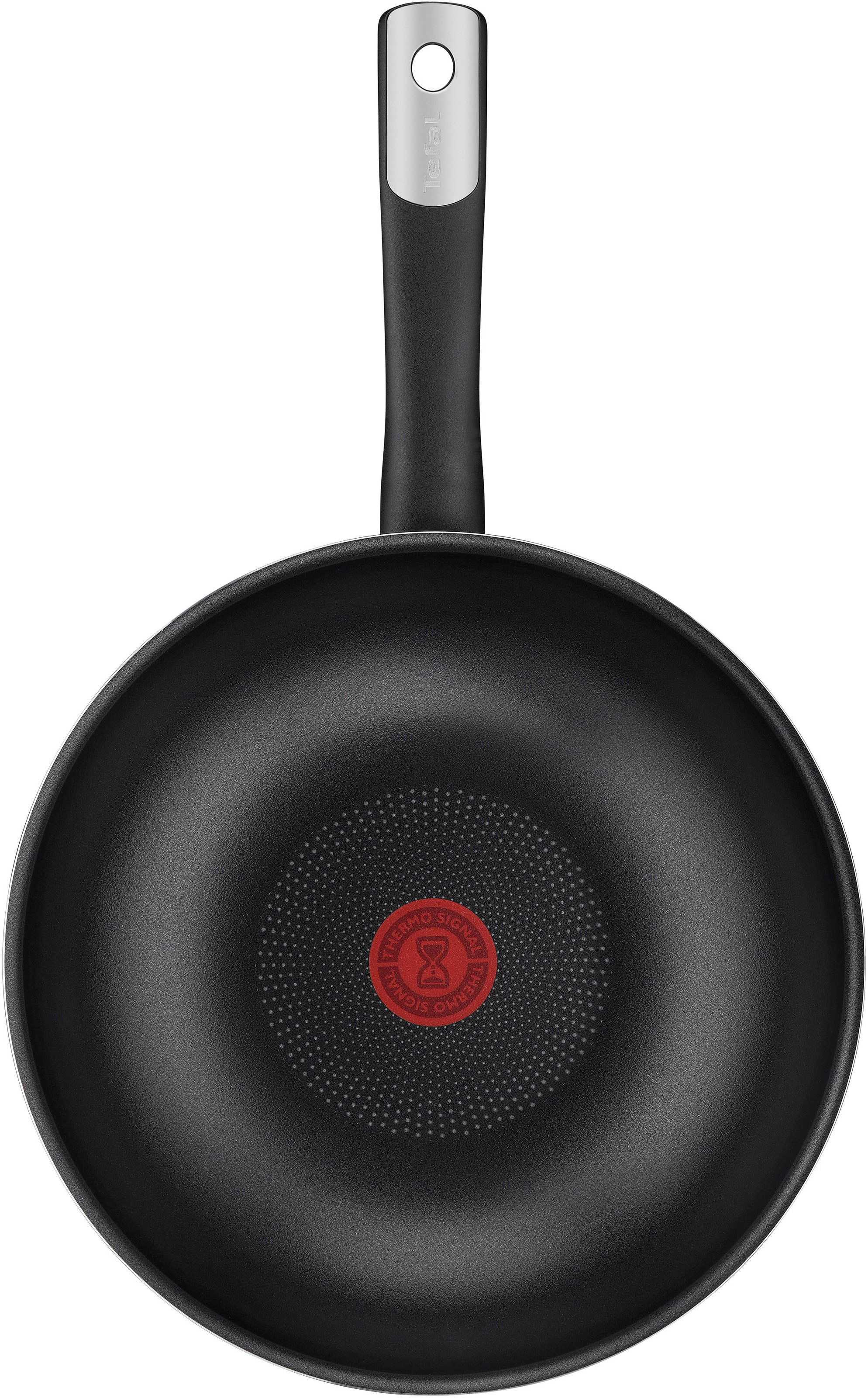 Tefal Bratpfanne »Hard Titanium Essential« Aluminium 1 Stk. tlg. 28 cm, Antihaftbeschichtung, Thermo-Signal, tiefe Form, made in France