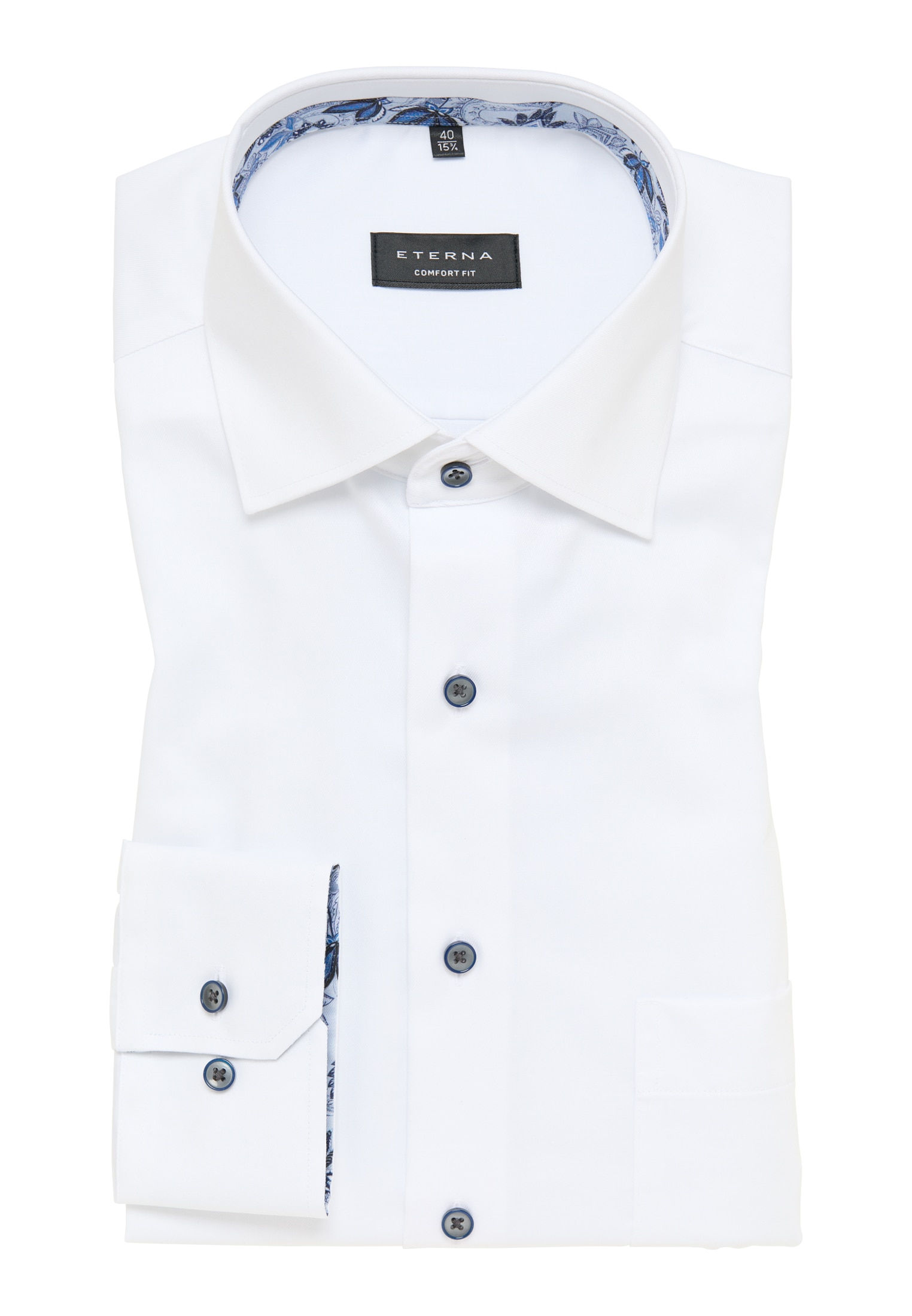 Eterna Langarmhemd »COMFORT FIT«, NON IRON (bügelfrei)