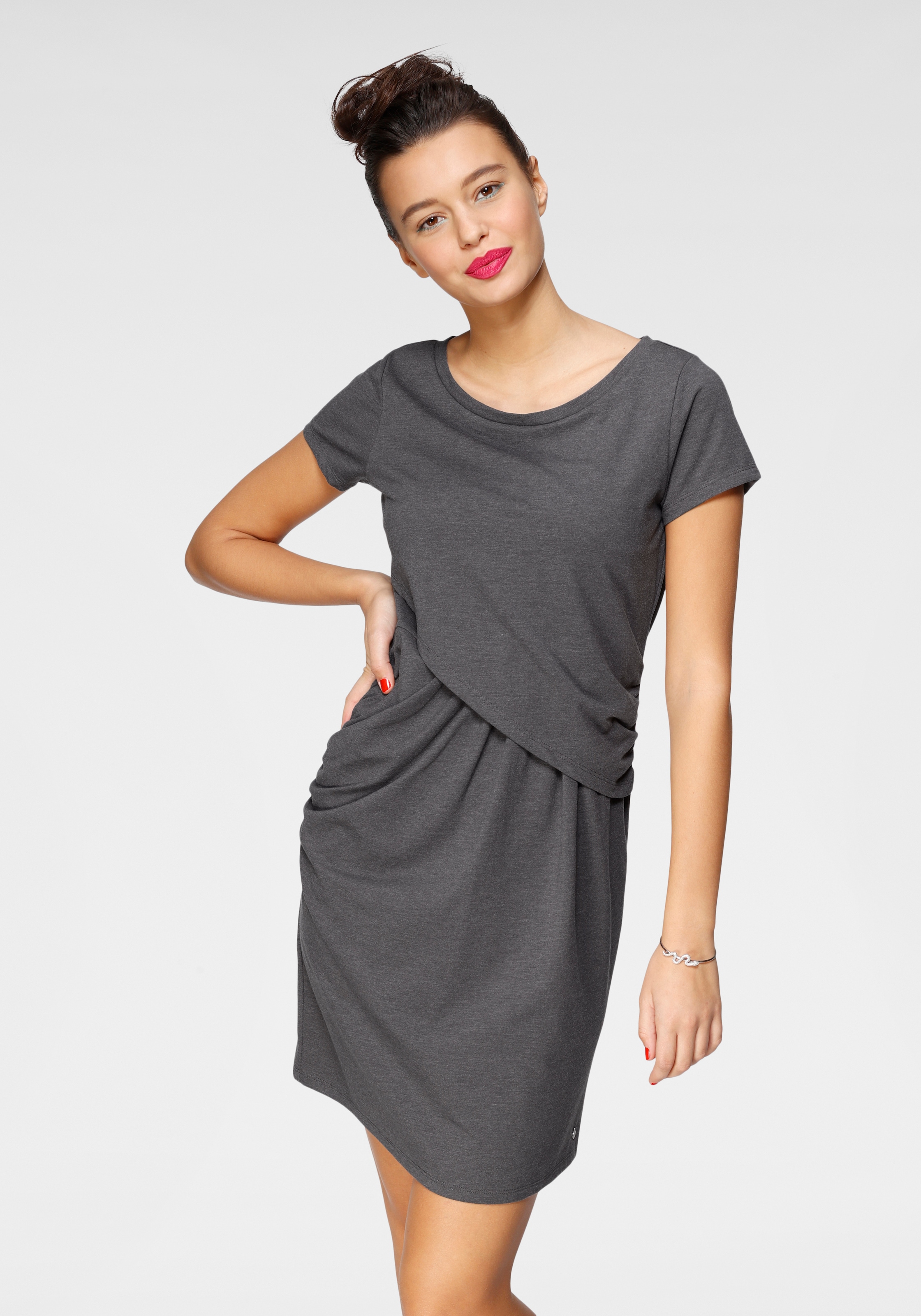 Graues Kleid kaufen OTTO | online Grau bei in Trendige Kleider