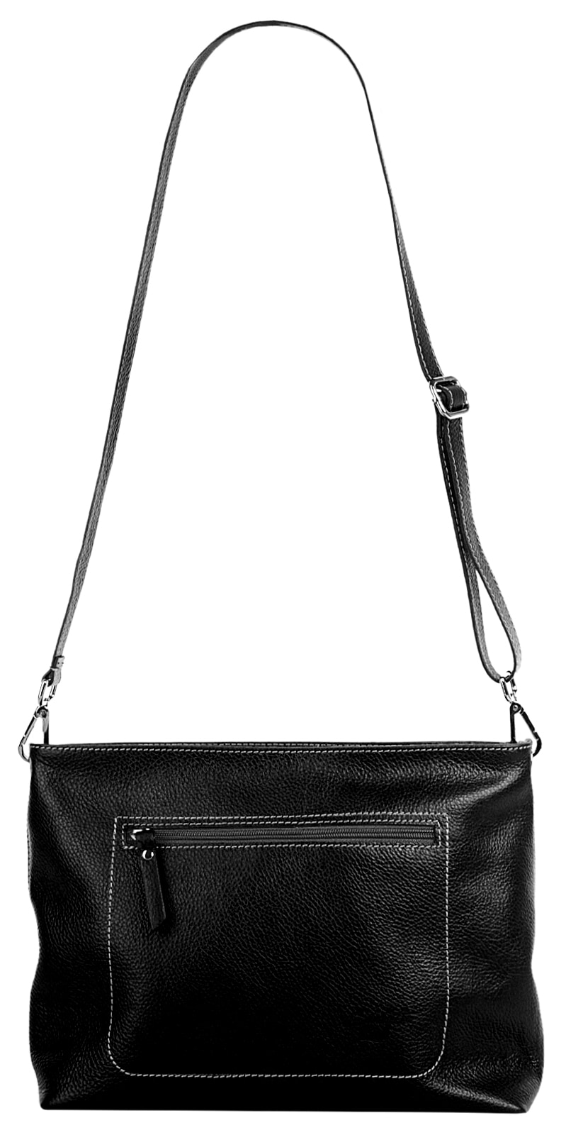 Samantha Look Umhängetasche echt Leder, Made in Italy