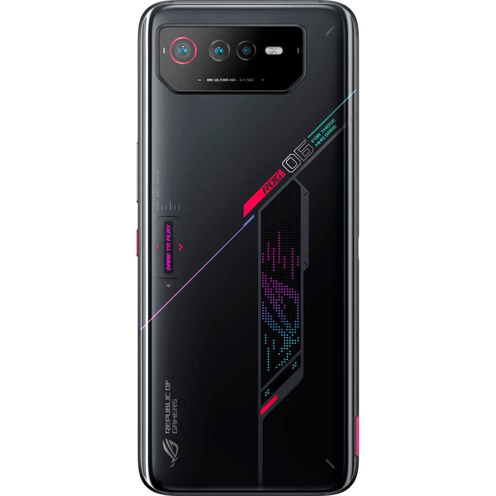 Asus Smartphone »ROG Phone 6«, Phantom Black, 17,22 cm/6,78 Zoll, 512 GB Speicherplatz, 50 MP Kamera