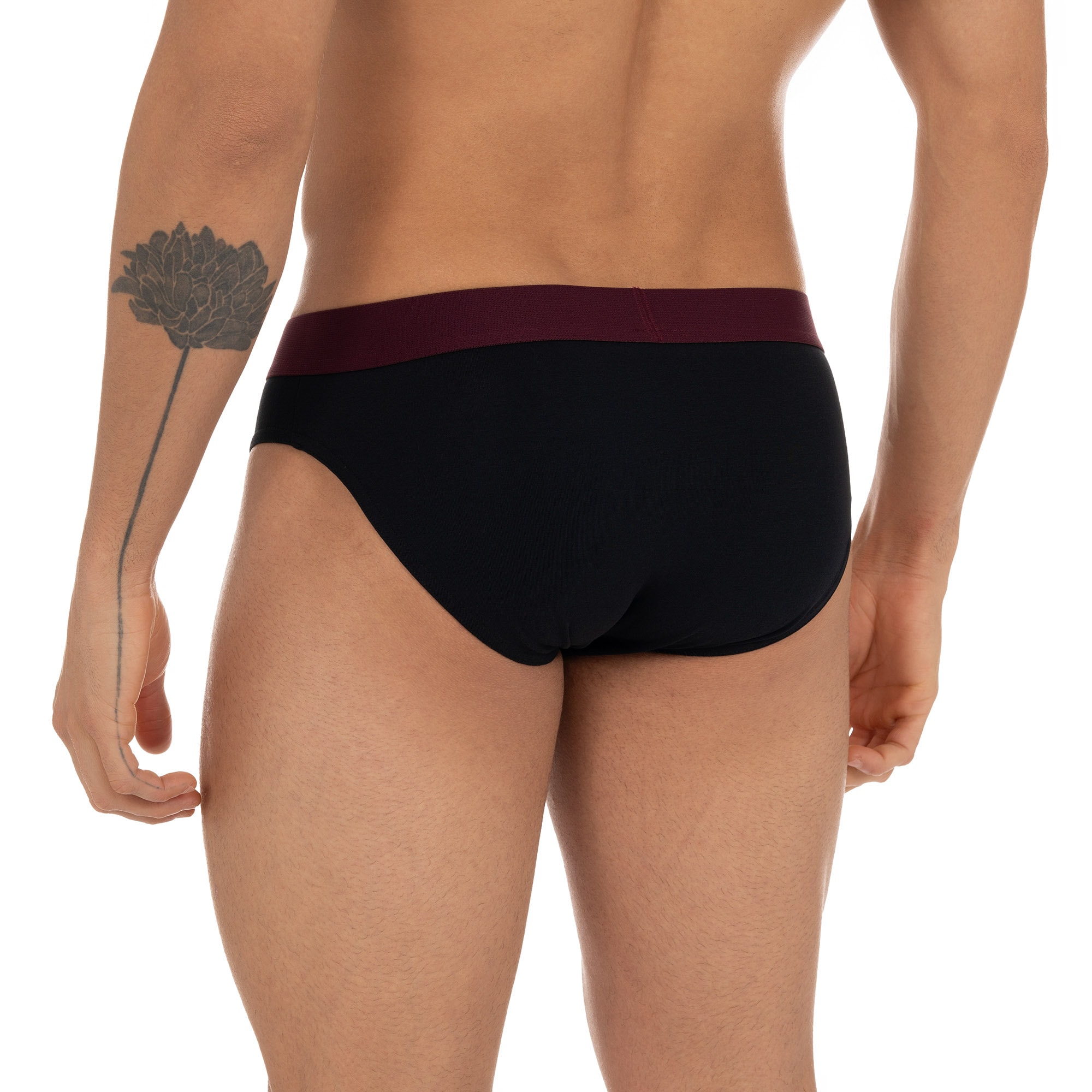 Bruno Banani Slip »Flowing«, (2er Pack), mit Logobund