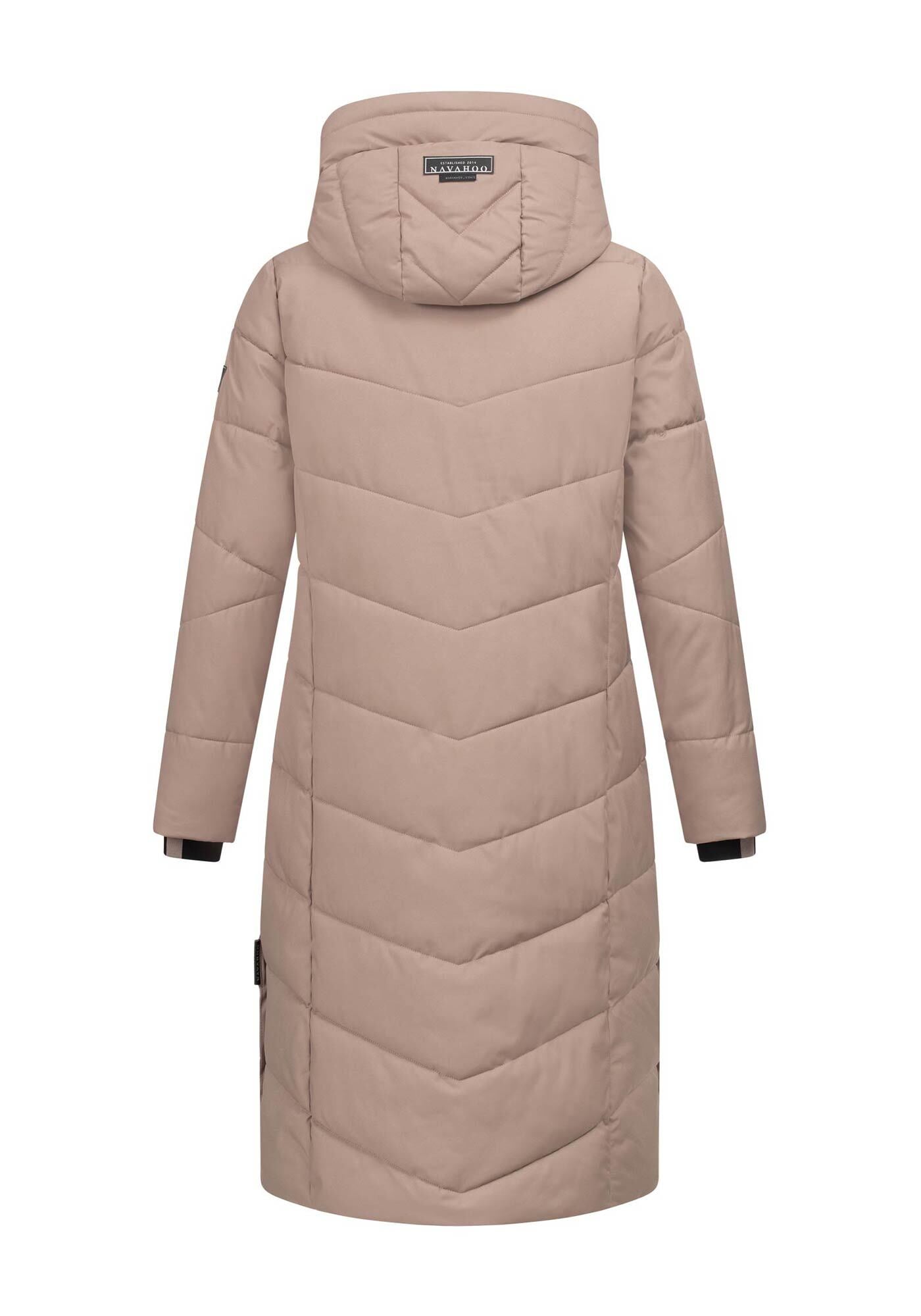 Navahoo Winterjacke »Navahoo Schmatzibaer lange Damen Winter Steppjacke N009«