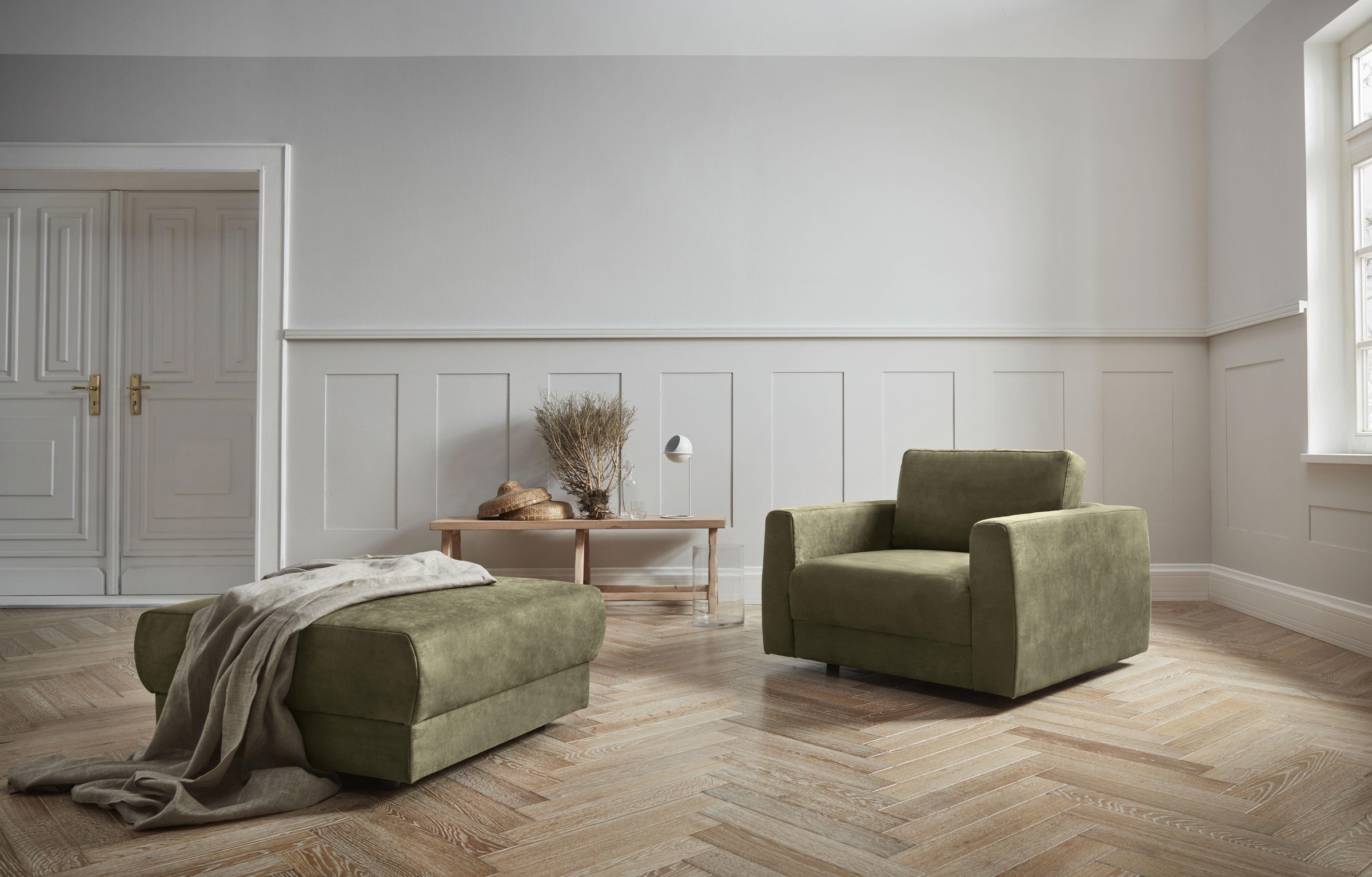 andas Sessel »Hobro Loungesessel« in 3 Bezugsqualitäten in vielen Farben, Design by Morten Georgsen