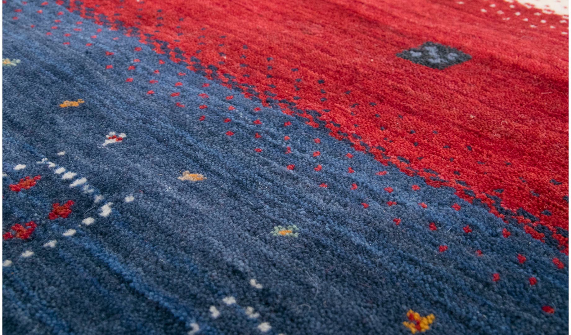 carpetfine Wollteppich »Gabbeh Don«, rechteckig, 15 mm Höhe, reine Wolle, sehr weicher Flor, Wohnzimmer