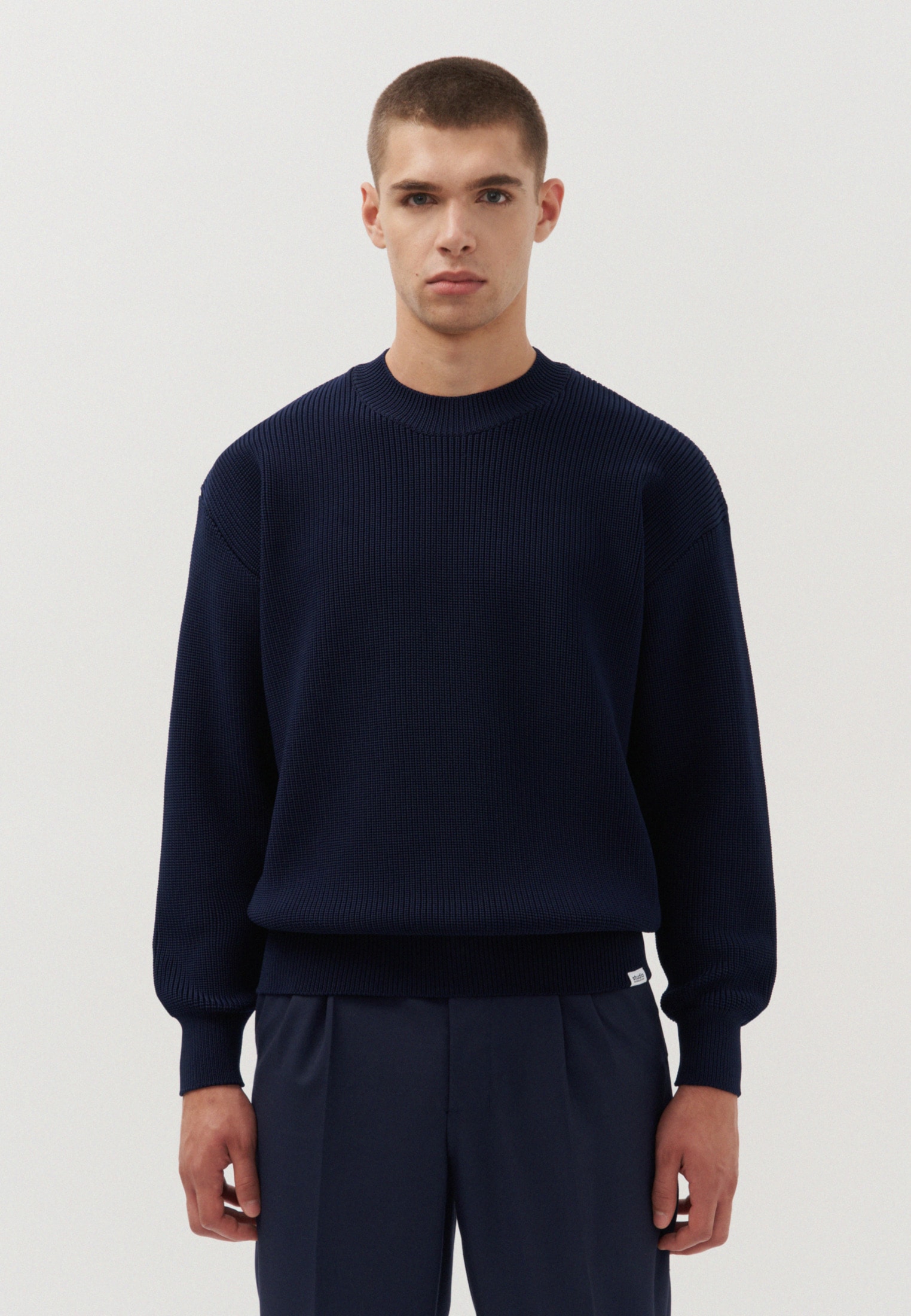 studio seidensticker Strickpullover »Studio«, Langarm Rundhals