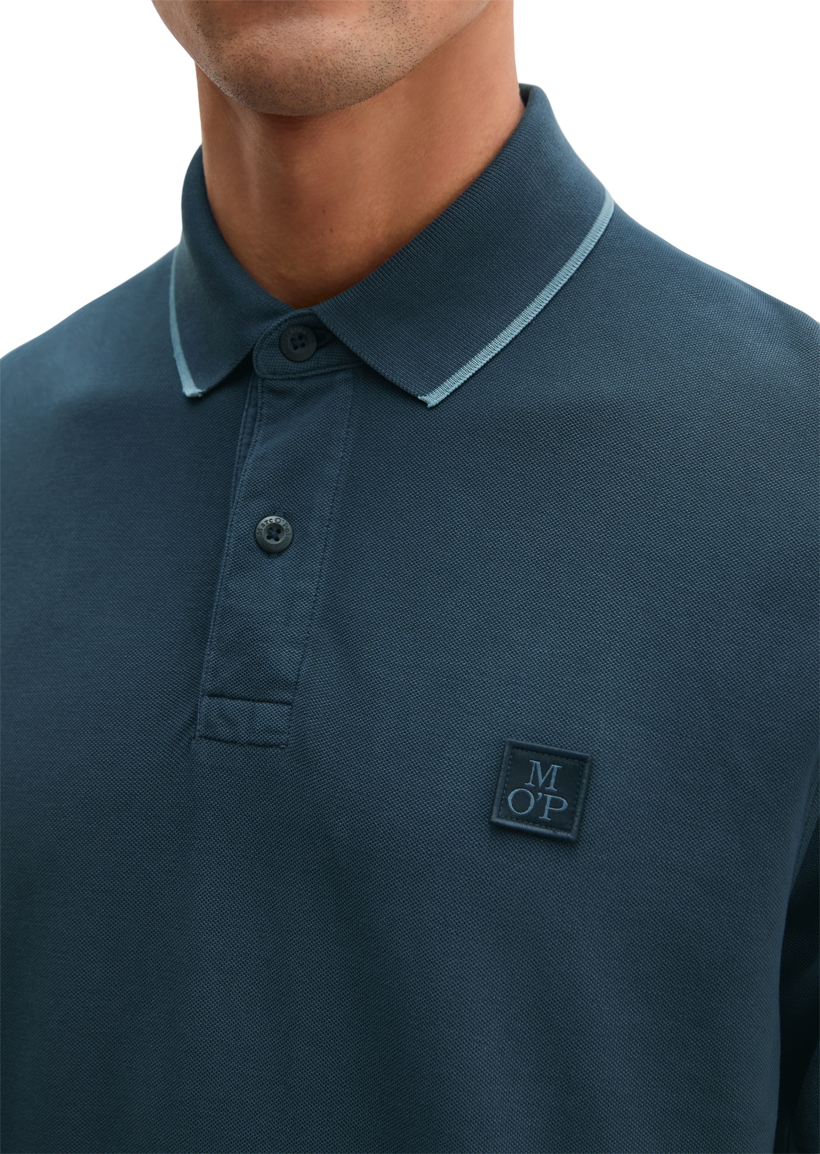 Marc O'Polo Poloshirt weiches Tragegefühl, regular Fit, Logopatch auf der Brust