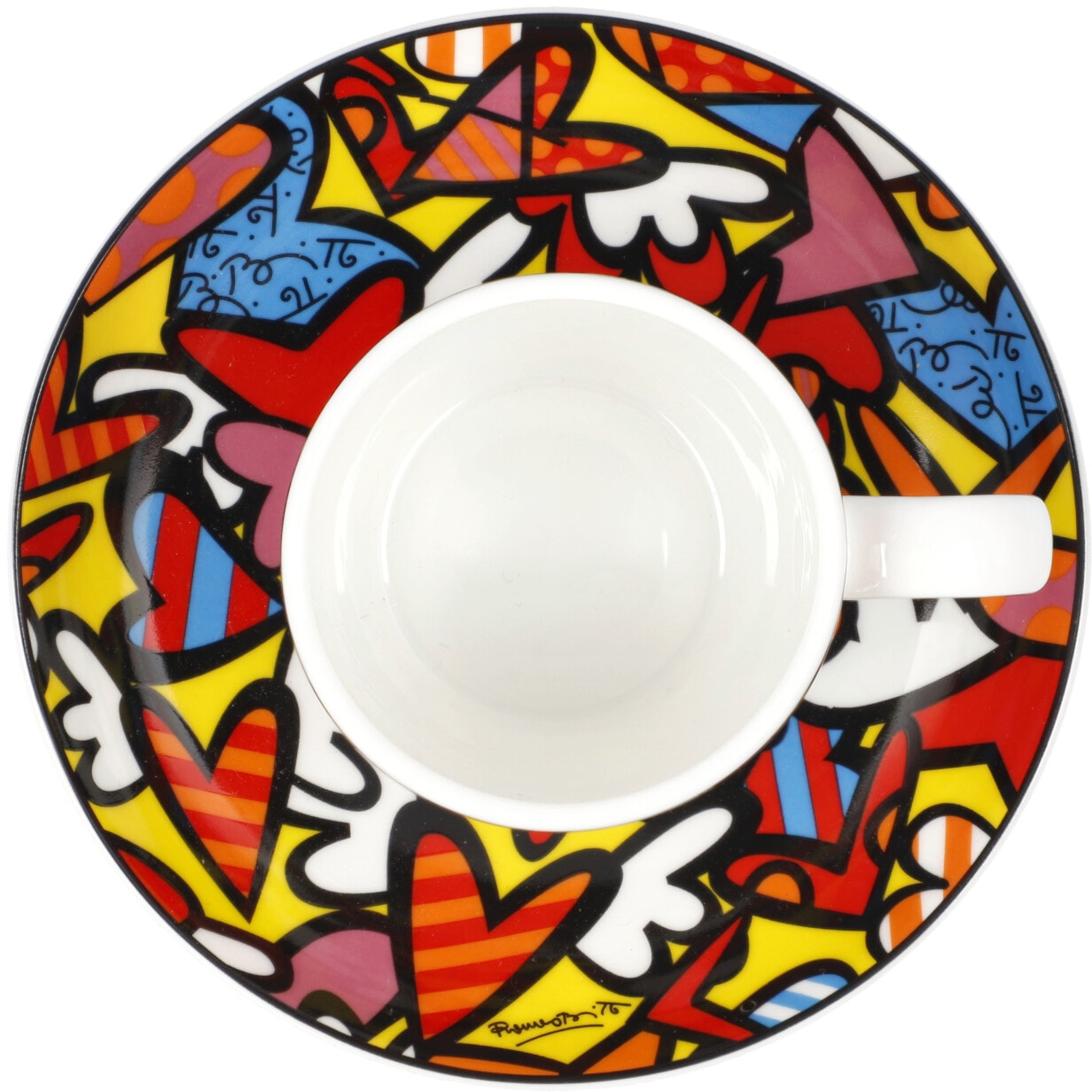 Goebel Espressotasse »Britto«, Pop Art, Romero Britto - All We Need is Love