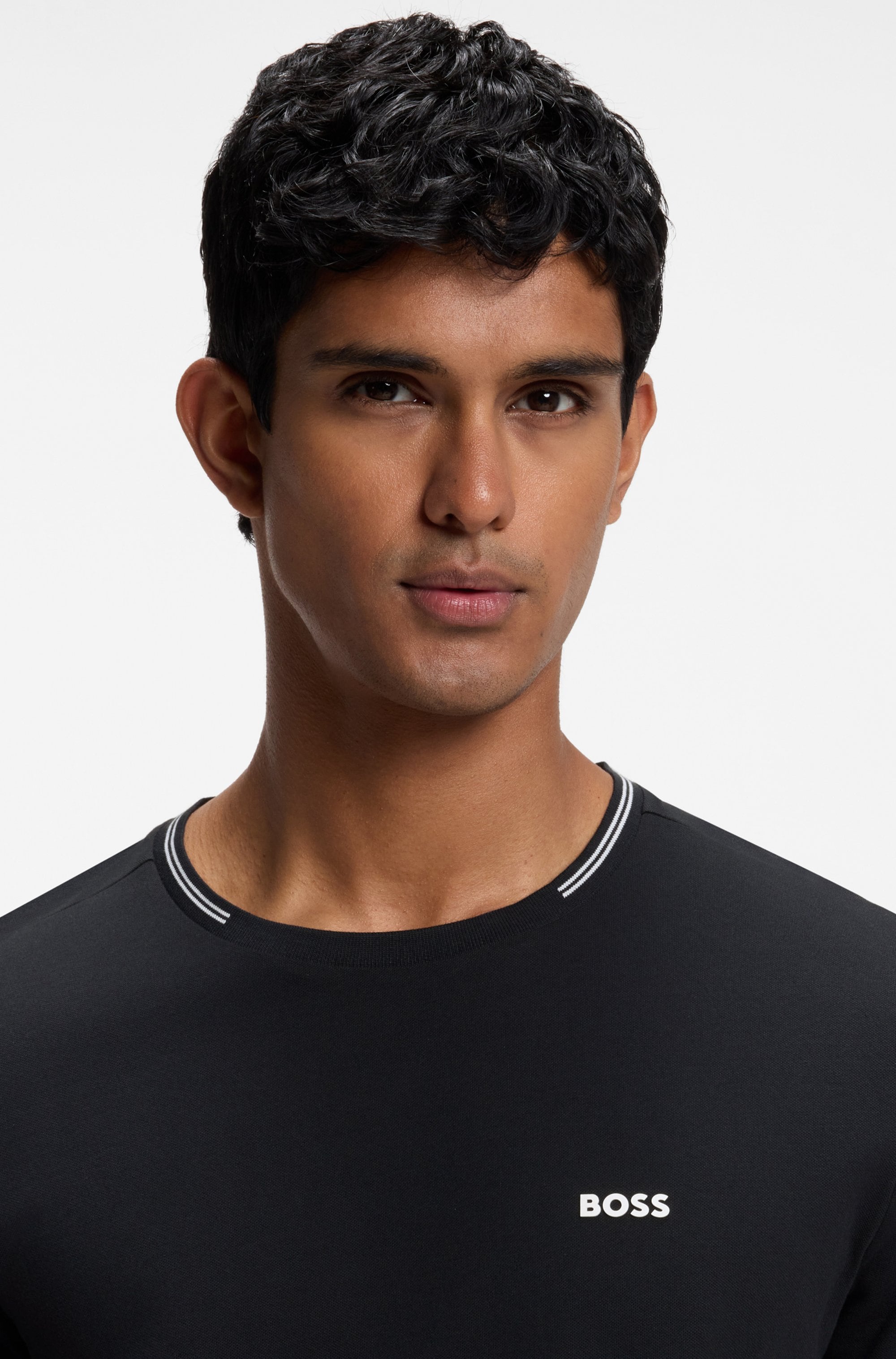 BOSS GREEN T-Shirt »Taul Stretch-Baumwoll-Pique« aus softem Stretch-Baumwoll-Piqué, Regular Fit, Kühlend
