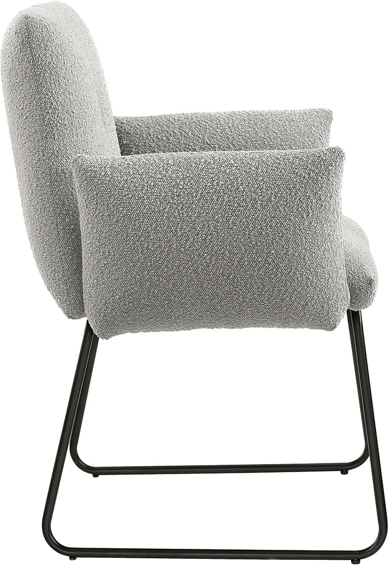 SalesFever Armlehnstuhl »Komfortabler Esszimmerstuhl mit Stil« () mit Wellenunterfederung