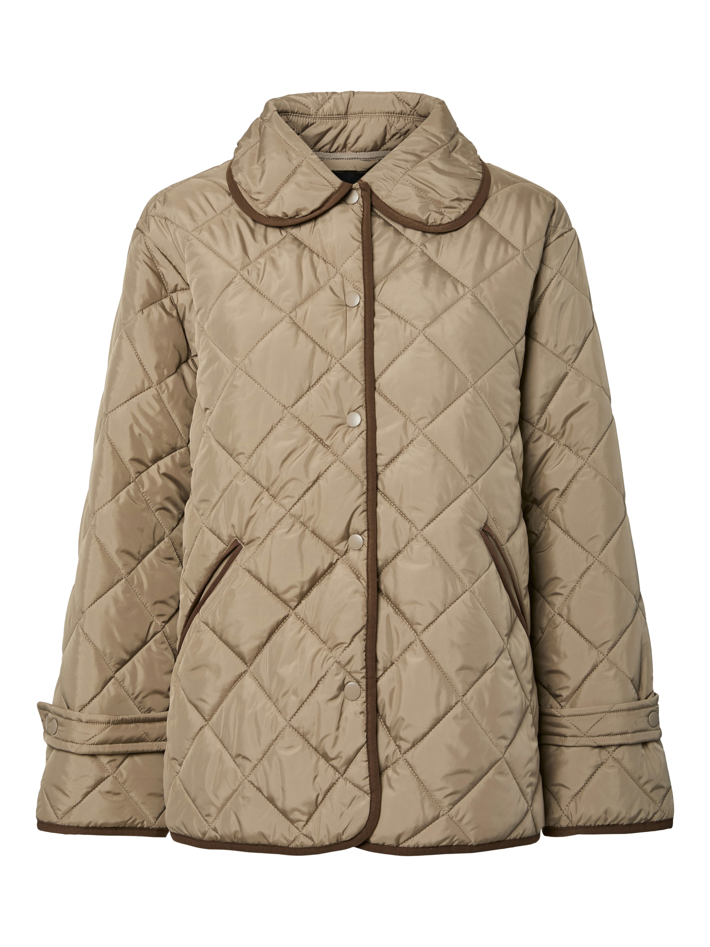 pieces Steppjacke »PCEMILY SHORT QUILTED JACKET NOOS BC« Kunstfaser