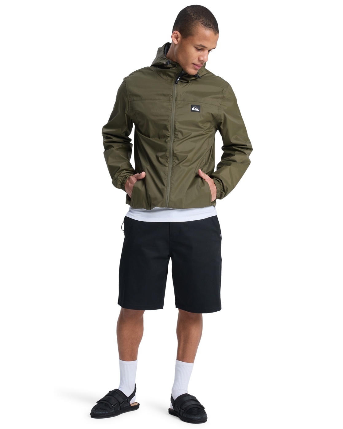 Quiksilver Regenjacke »Overcast 3K Tape« mit Kapuze
