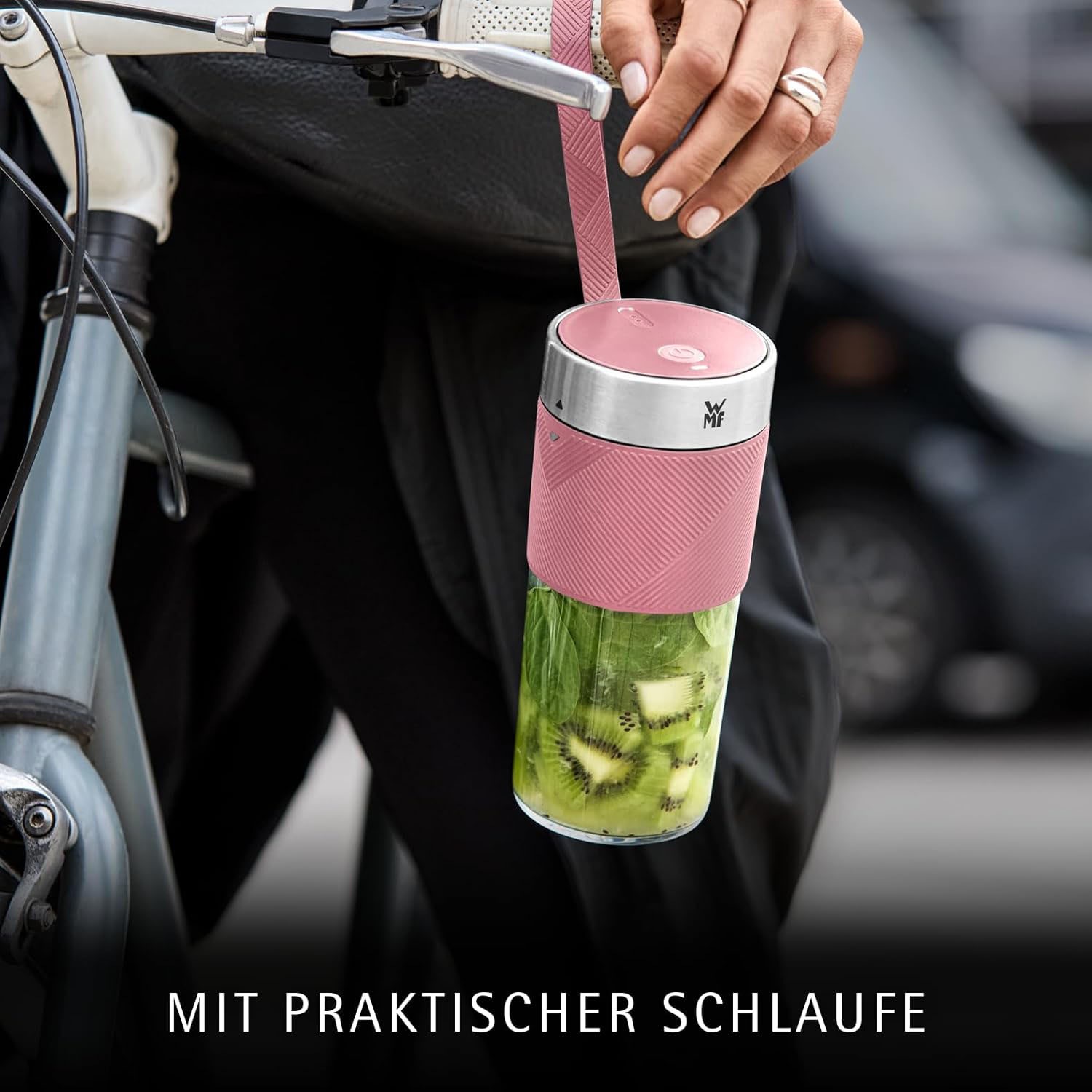 WMF Smoothie-Maker »KÜCHENminis Mix on the Go« 50 W tragbar, wiederaufladbar, 300 ml, 50 W, langlebiger Akku, 20.000 U/min