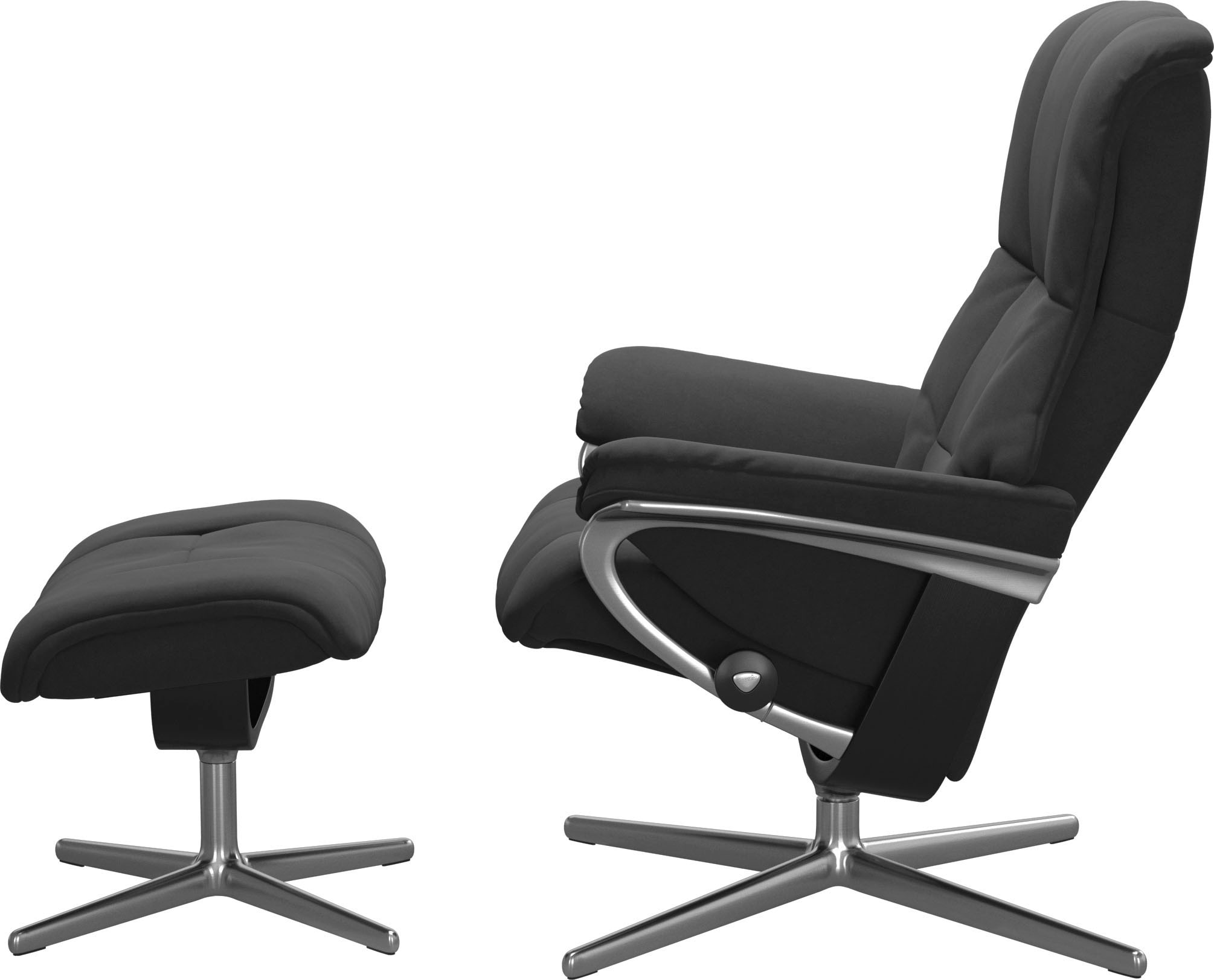 Stressless® Relaxsessel »Mayfair« mit Cross Base, Größe S, M & L, Holzakzent Schwarz