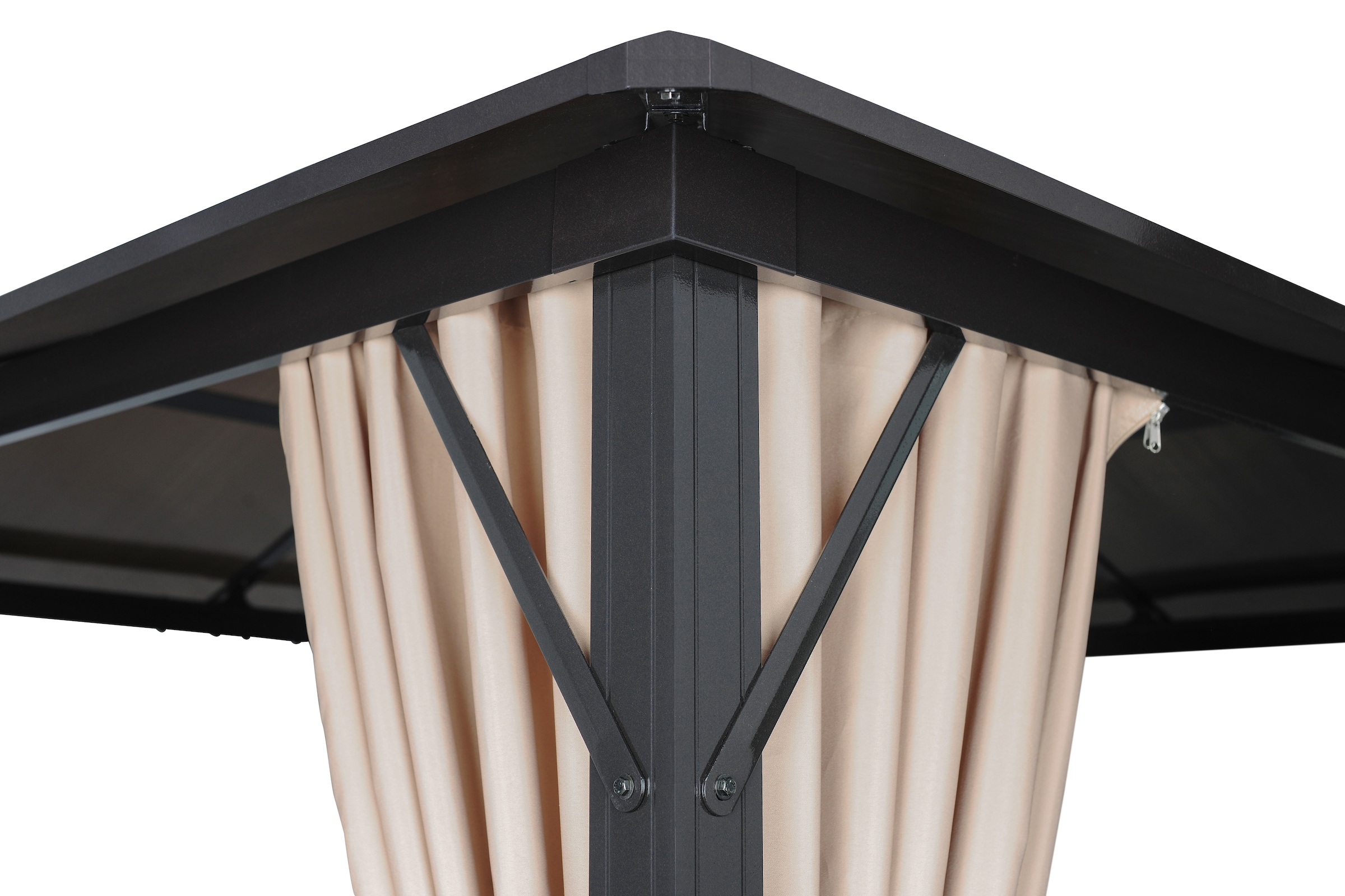KONIFERA Pavillon »Aruba 2.0«, in Sockelmaß: 300x300 cm oder 365x300 cm