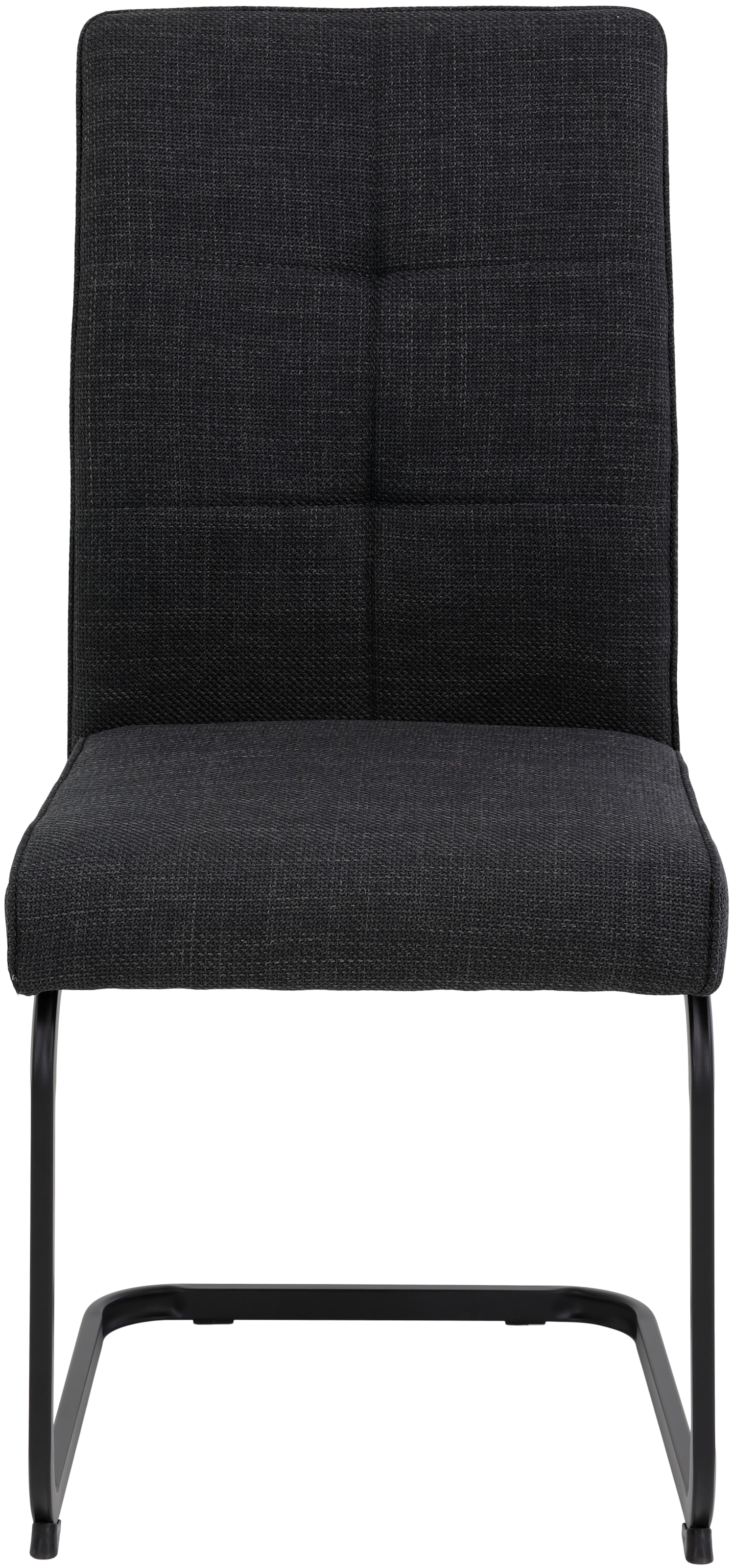 HELA Freischwinger »Freischwinger TOLEDO mit Komfortsitz, gepolstert, Bezug Microfaser« (Set) 2 Stk.Esszimmerstuhl, pflegeleicht, Vierkantrohrgestell pulverbeschichtet