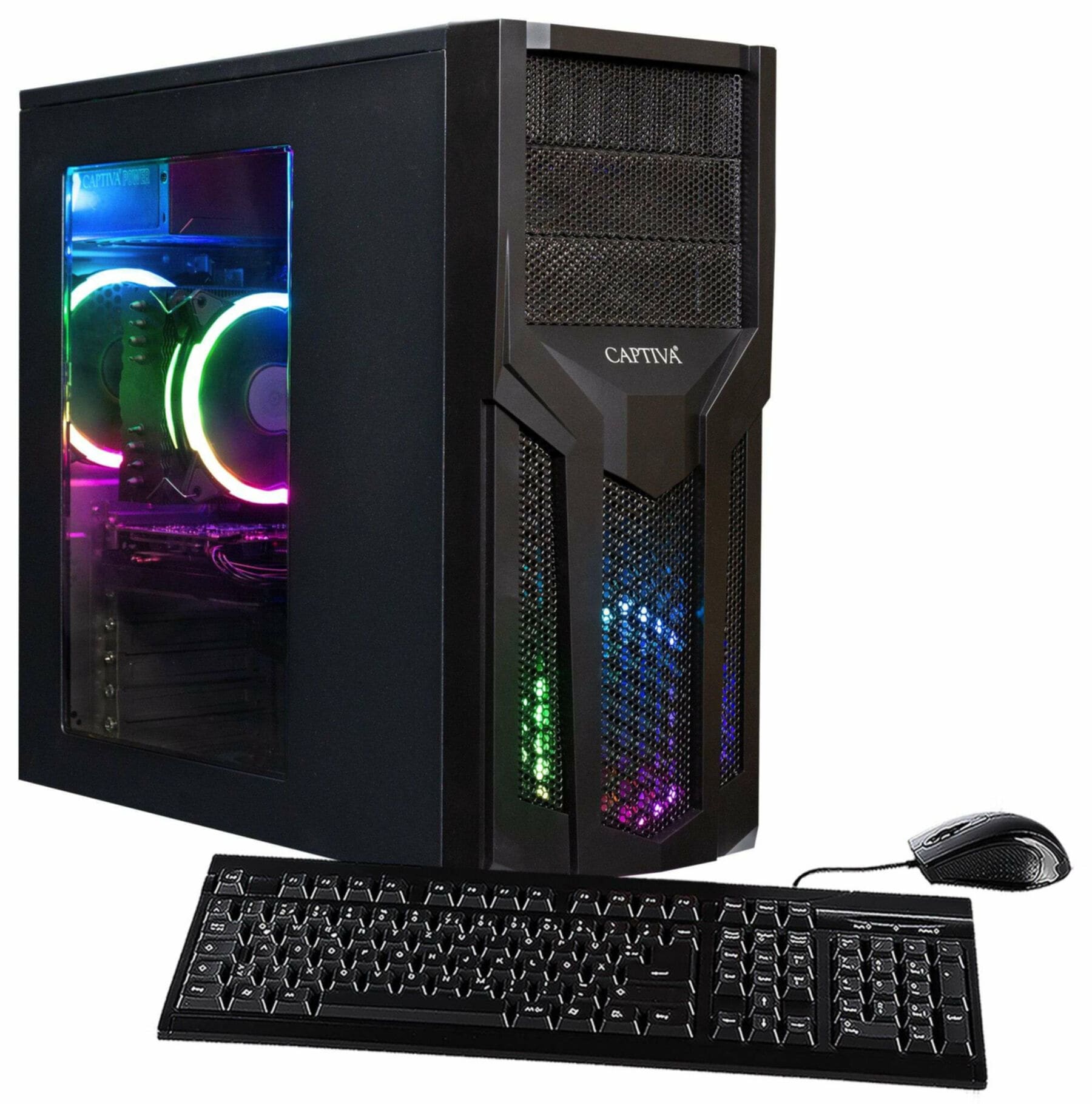 CAPTIVA Business-PC-Komplettsystem »Power Starter R80-034 TFT Bundle« 80 ″ AMD Ryzen 5 AMD 32 GB RAM 1.000 GB SSD