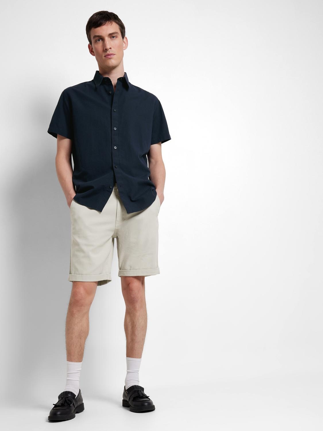SELECTED HOMME Kurzarmhemd »SLHREG-SUN SHIRT SS NOOS«