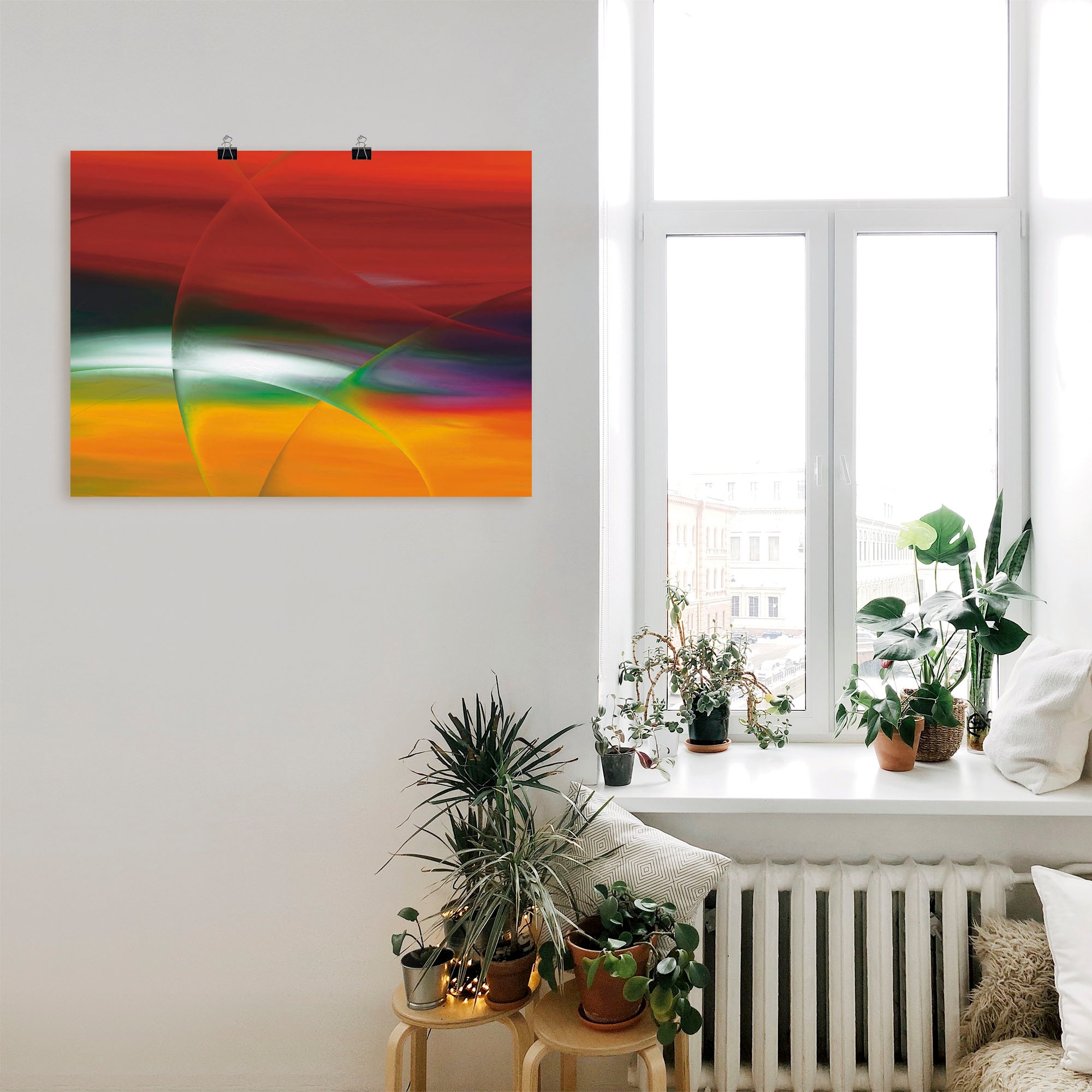 Artland Leinwandbild »Modern V«, Gegenstandslos, (1 St.), auf Keilrahmen gespannt