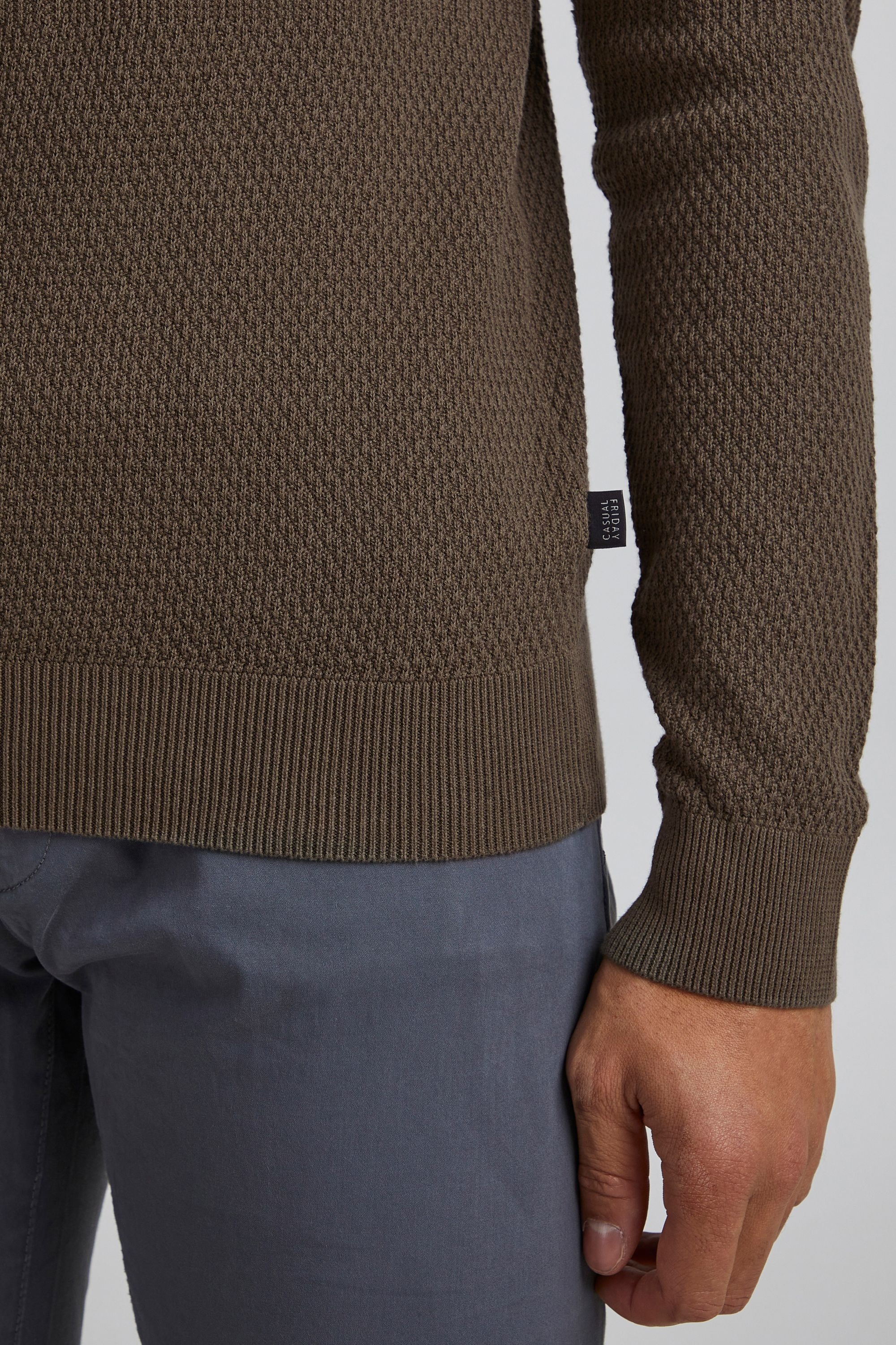 Casual Friday Strickfleece-Pullover »Strickpullover CFKarlo«