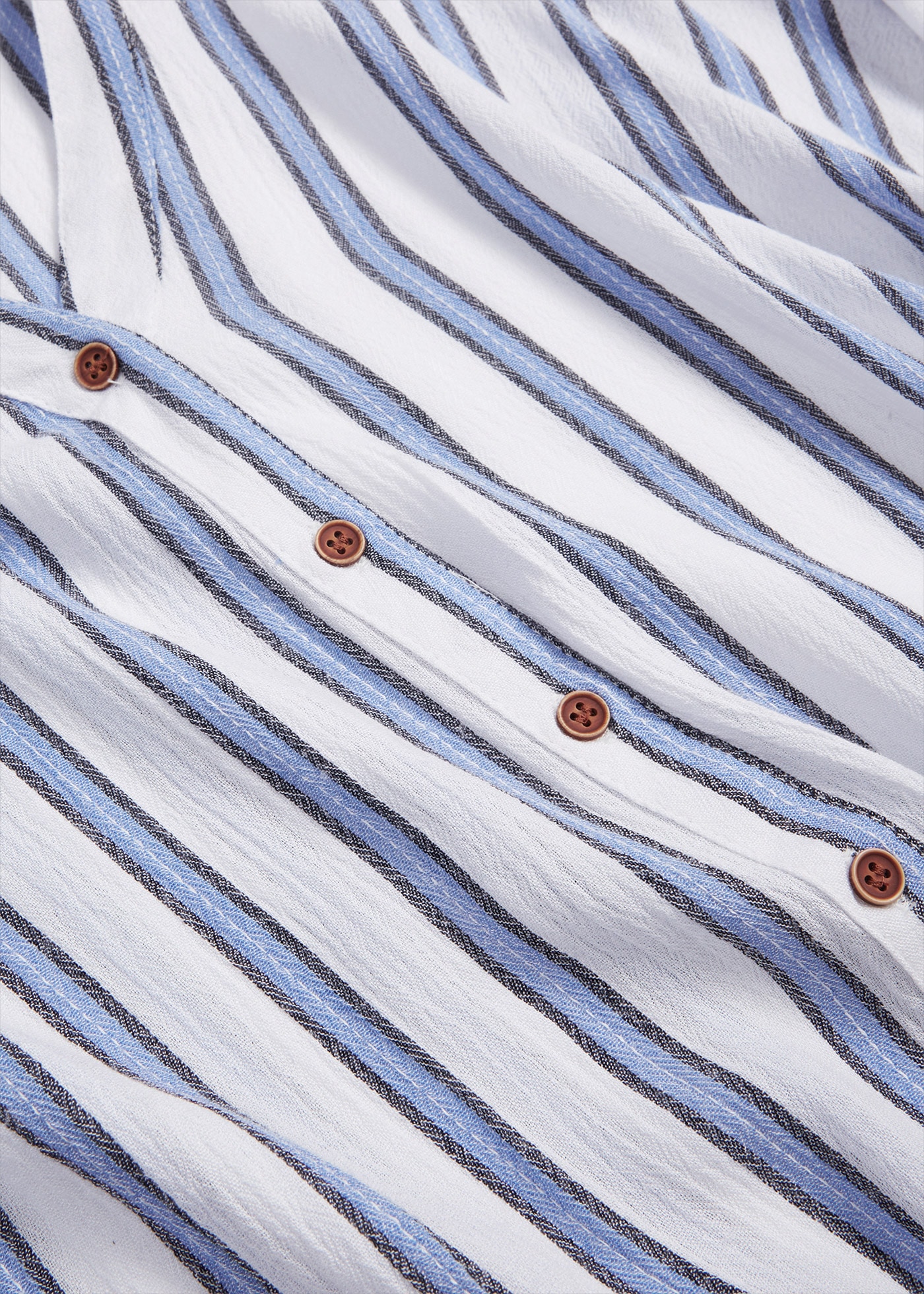 bonprix Hemdbluse mit schmalem Stehkragen und V-Ausschnitt