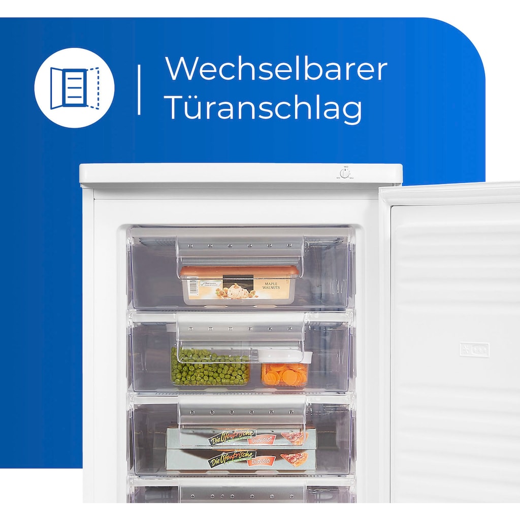 exquisit Gefrierschrank »GS12-040E«, 85,5 cm hoch, 55,0 cm breit