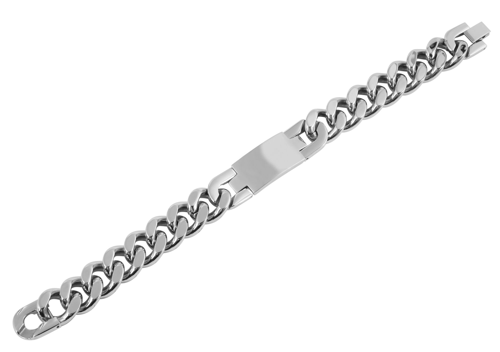 Adelia´s Panzerarmband »Herren Armband ¿ Panzerarmband aus Edelstahl 21,5 cm«