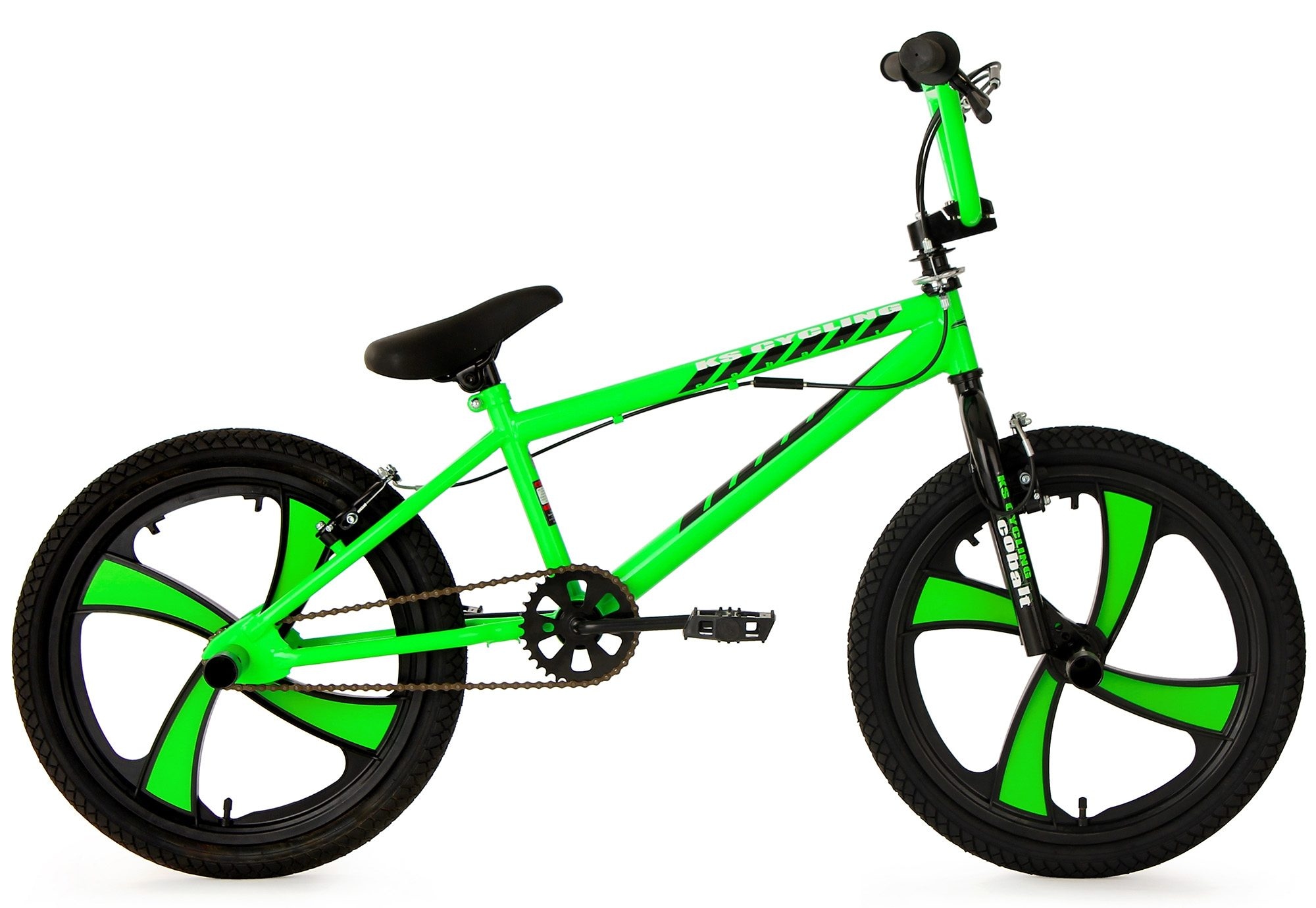 Ks Cycling BMX-Rad »Cobalt« 1 Gang in grün, Größe 20 Zoll (50,80 cm)