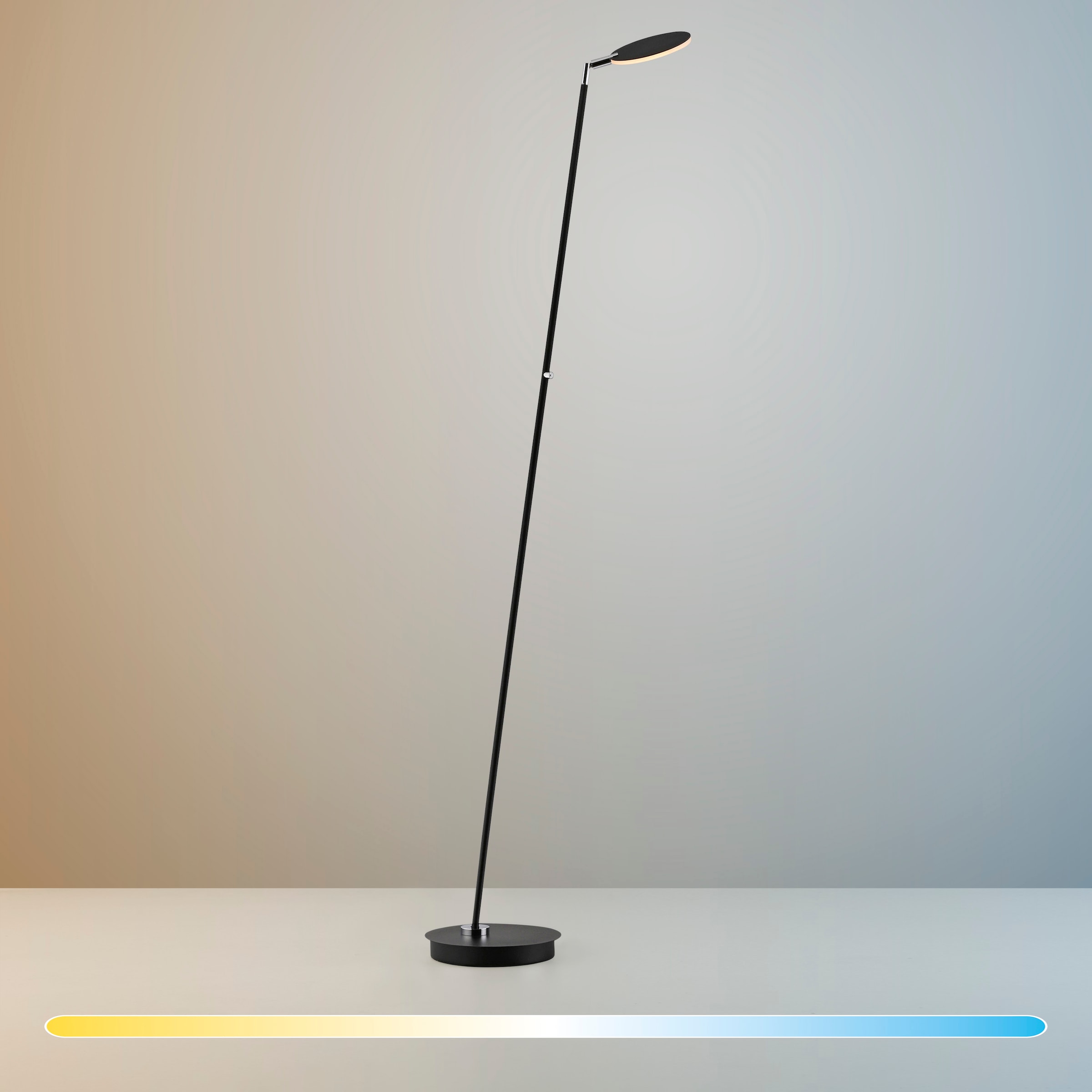 Paul Neuhaus LED Stehlampe »AKKU BENTE« LED-Board 1 Stk. warmweiß - kaltweiß Tastdimmer, CCT 2700-5000K, Memory, Akku betrieben, flexibel
