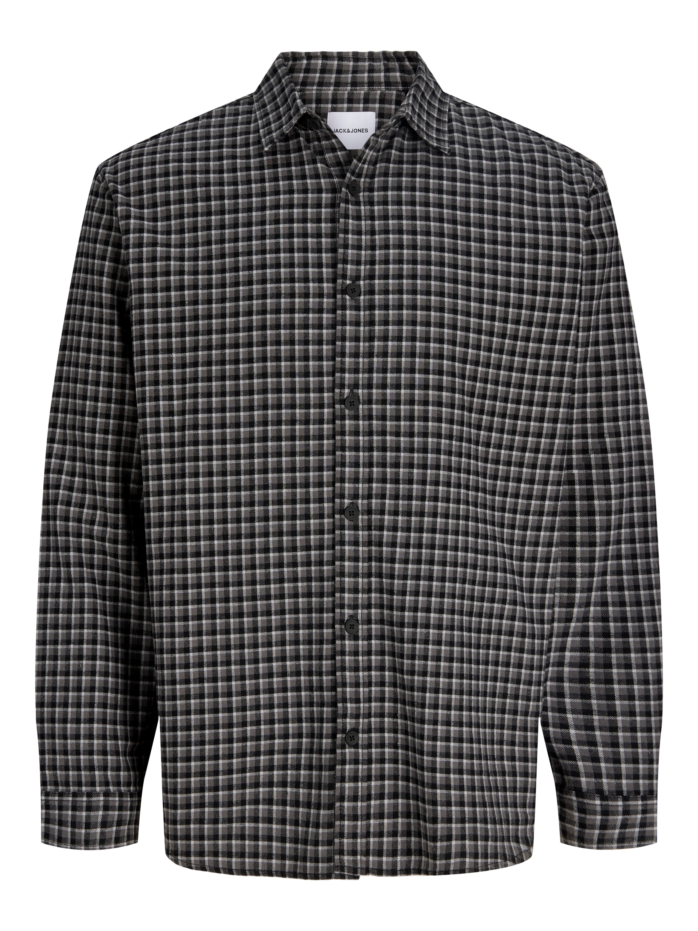 Jack & Jones PlusSize Langarmhemd »JJCARTER CHECK SHIRT LS SN PLS« Baumwolle, relaxed fit