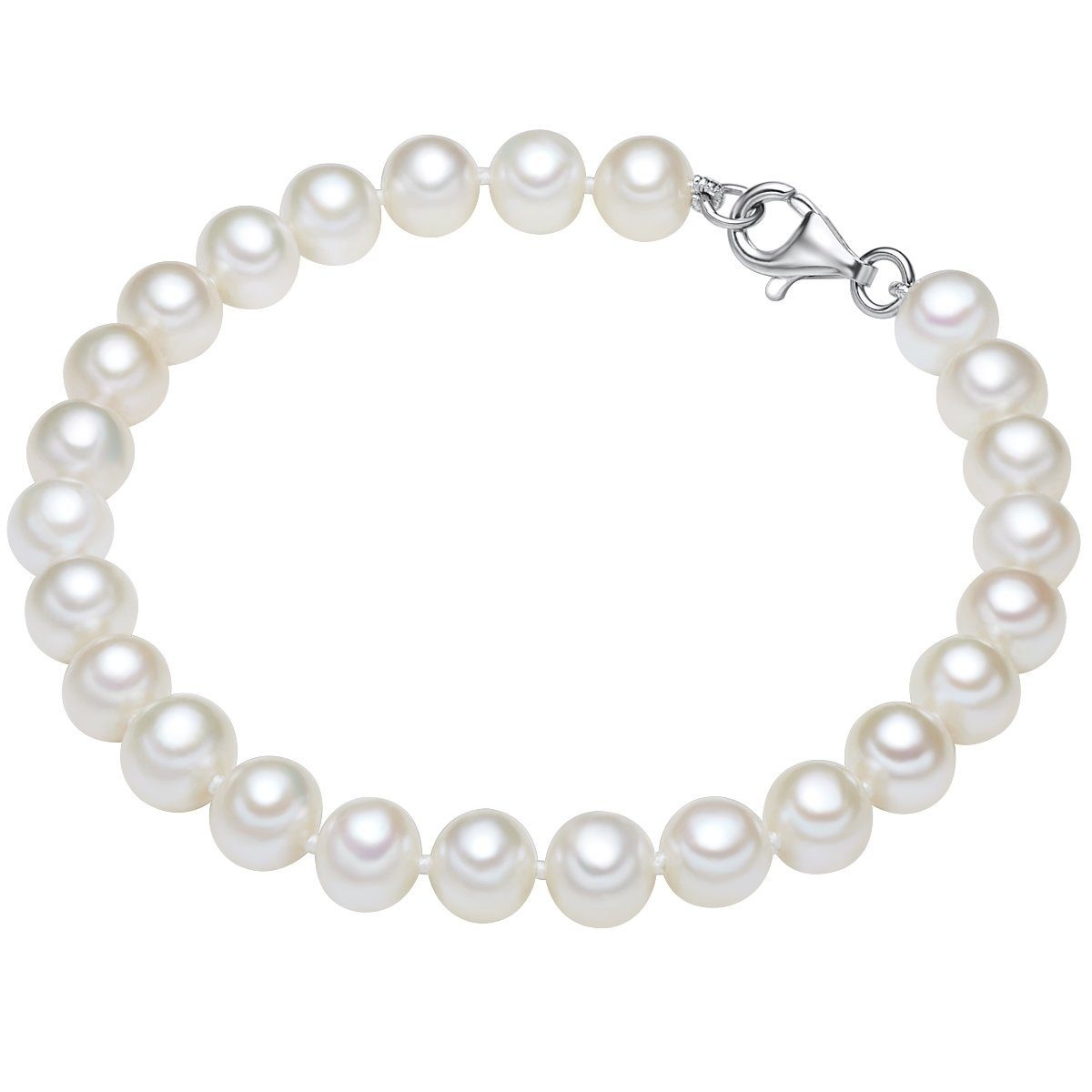 Valero Pearls Perlenarmband »X724«, (1 tlg.), aus Süßwasser-Zuchtperlen
