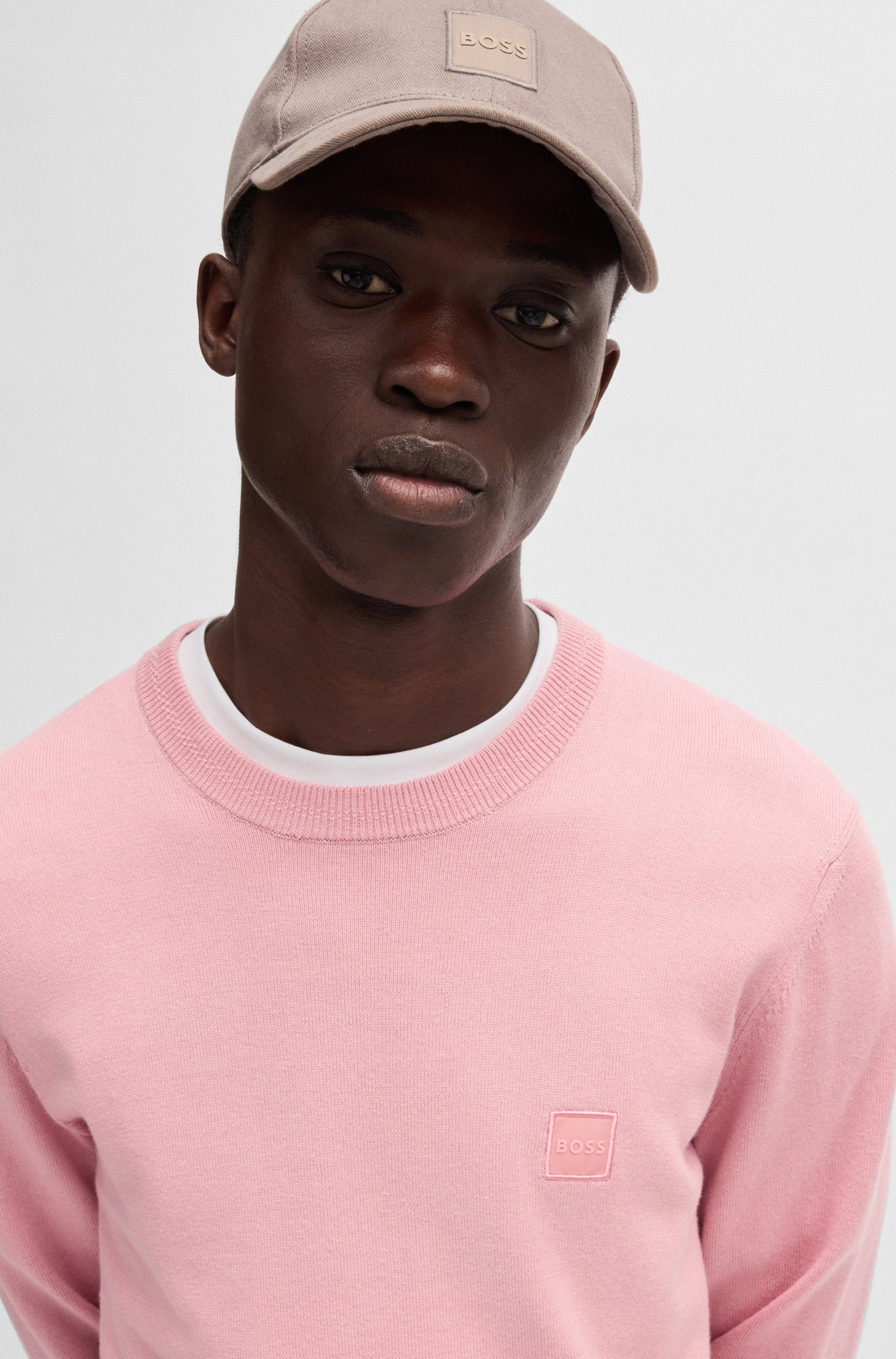 BOSS ORANGE Strickpullover »Kanovano«, mit Rundhalsausschnitt