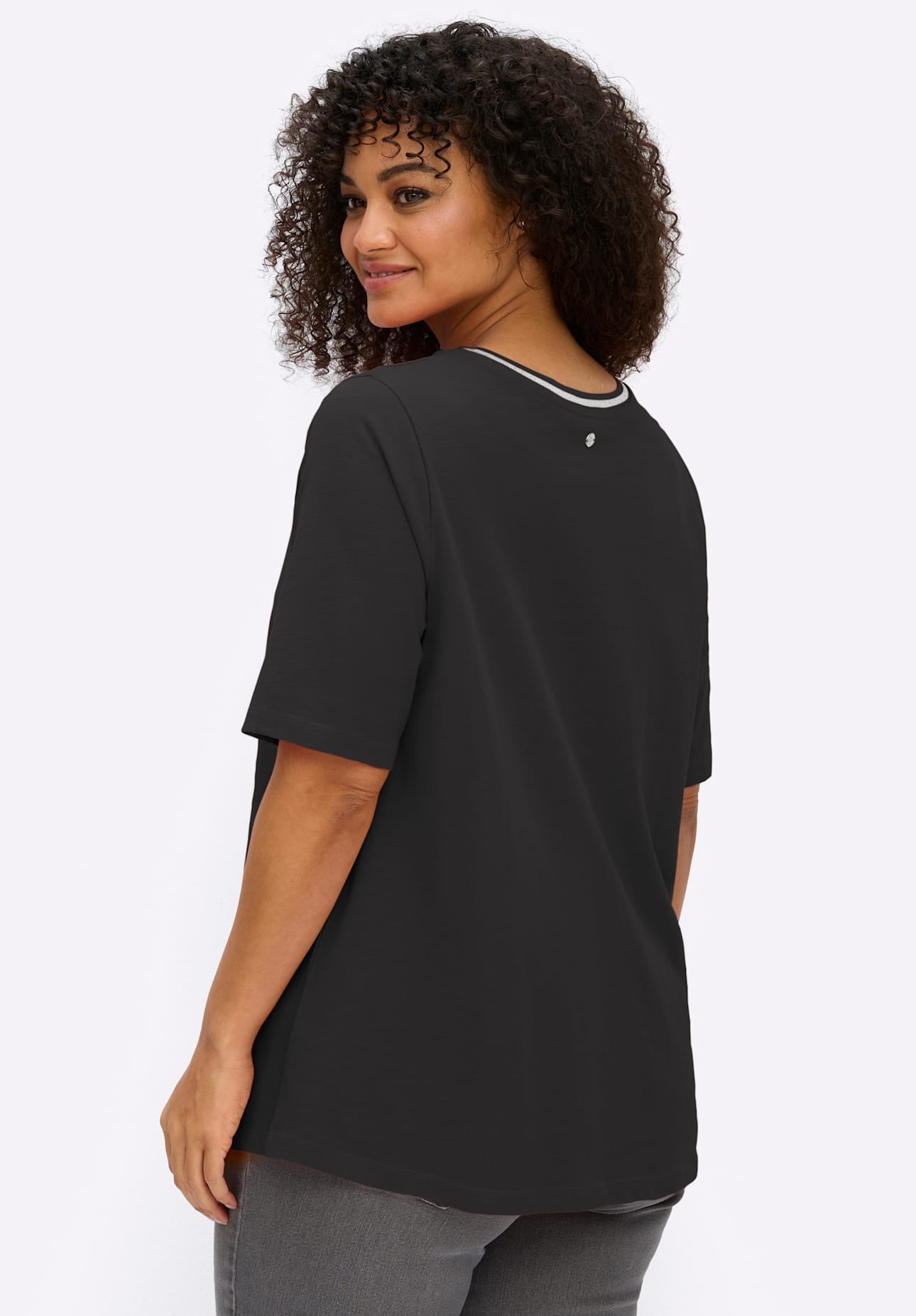 Sheego V-Shirt »Shirt« 1