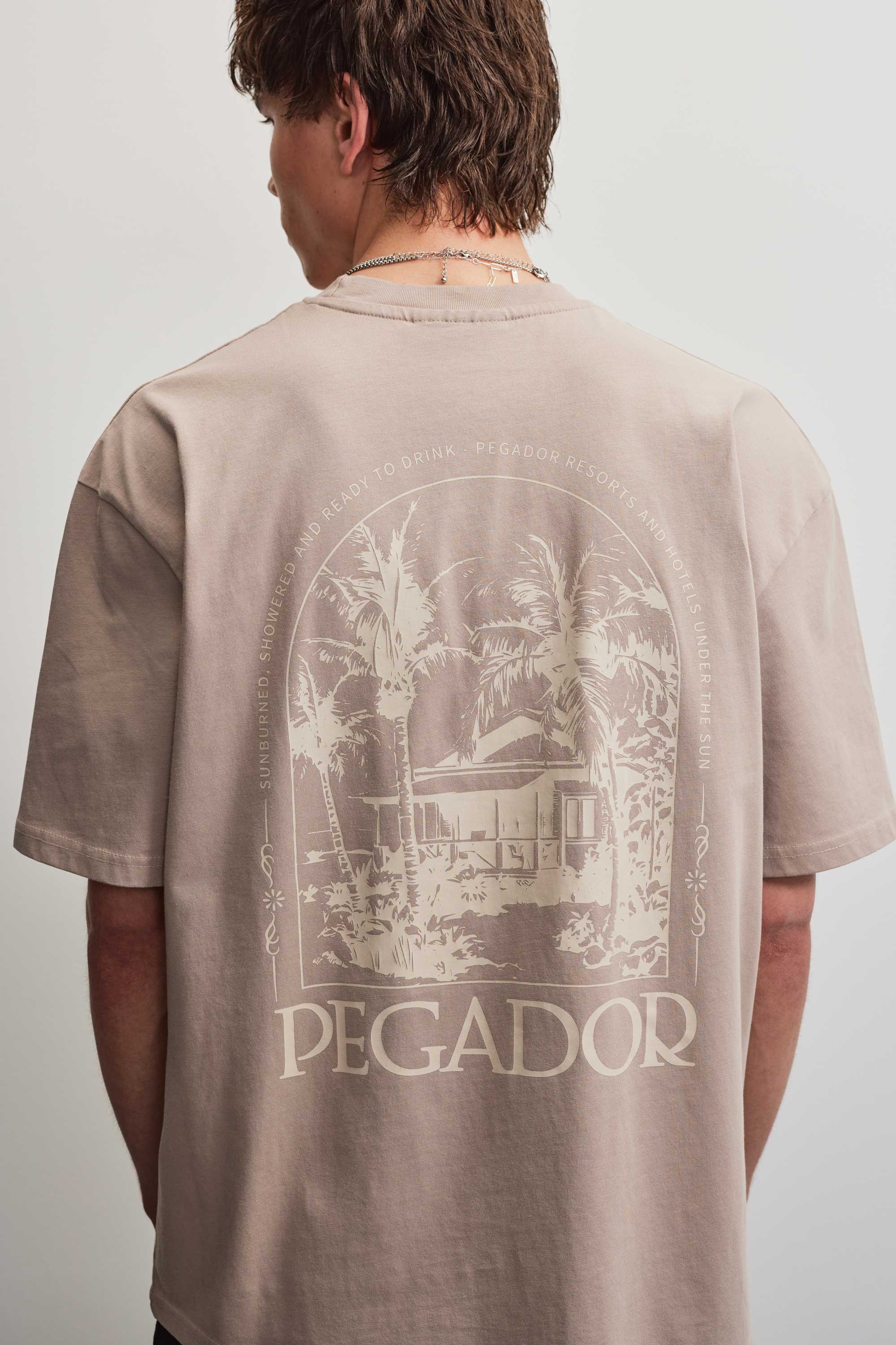 PEGADOR Rundhalsshirt »TRAVNIK OVERSIZED TEE«
