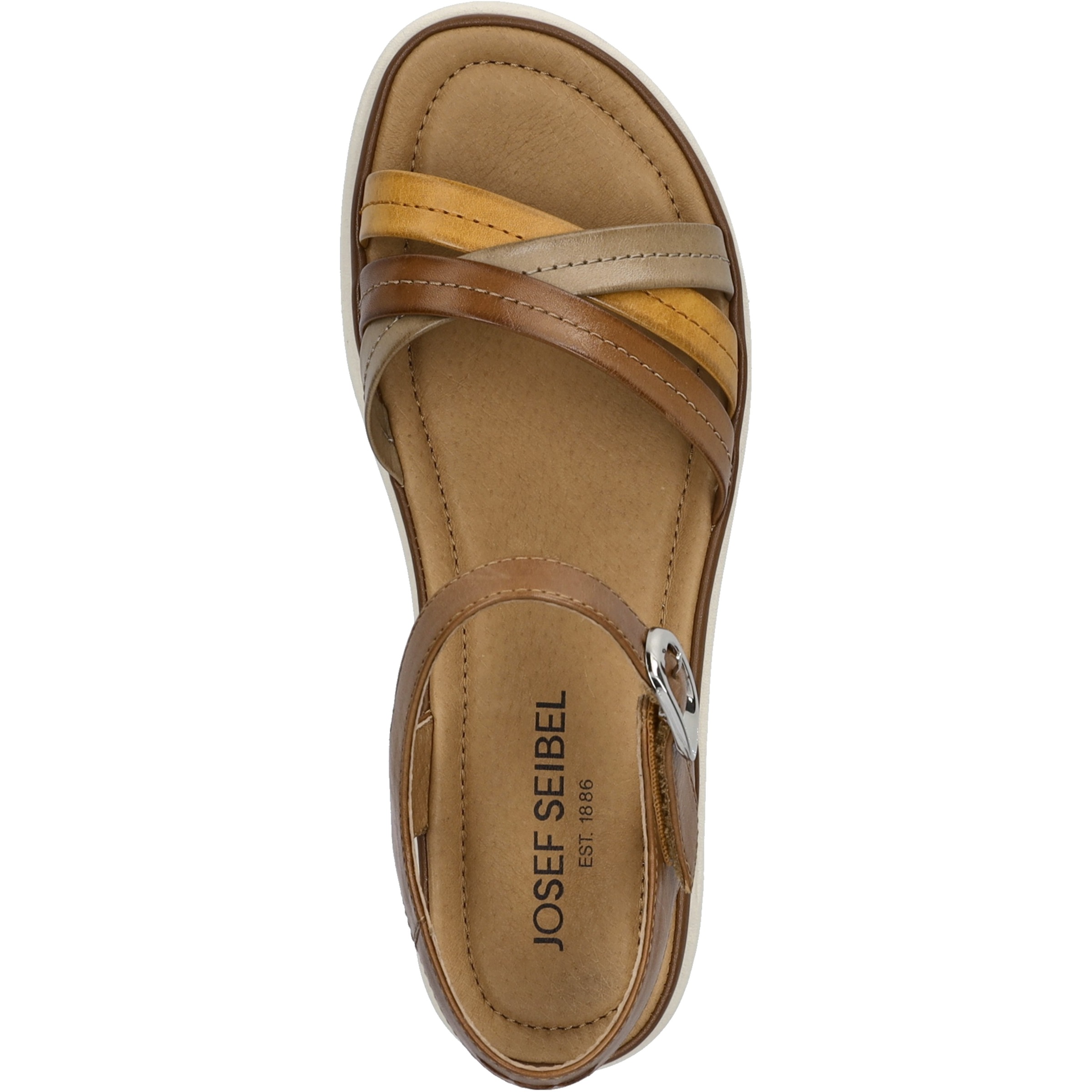 Josef Seibel Sandale »Sevran 02, cognac-multi«