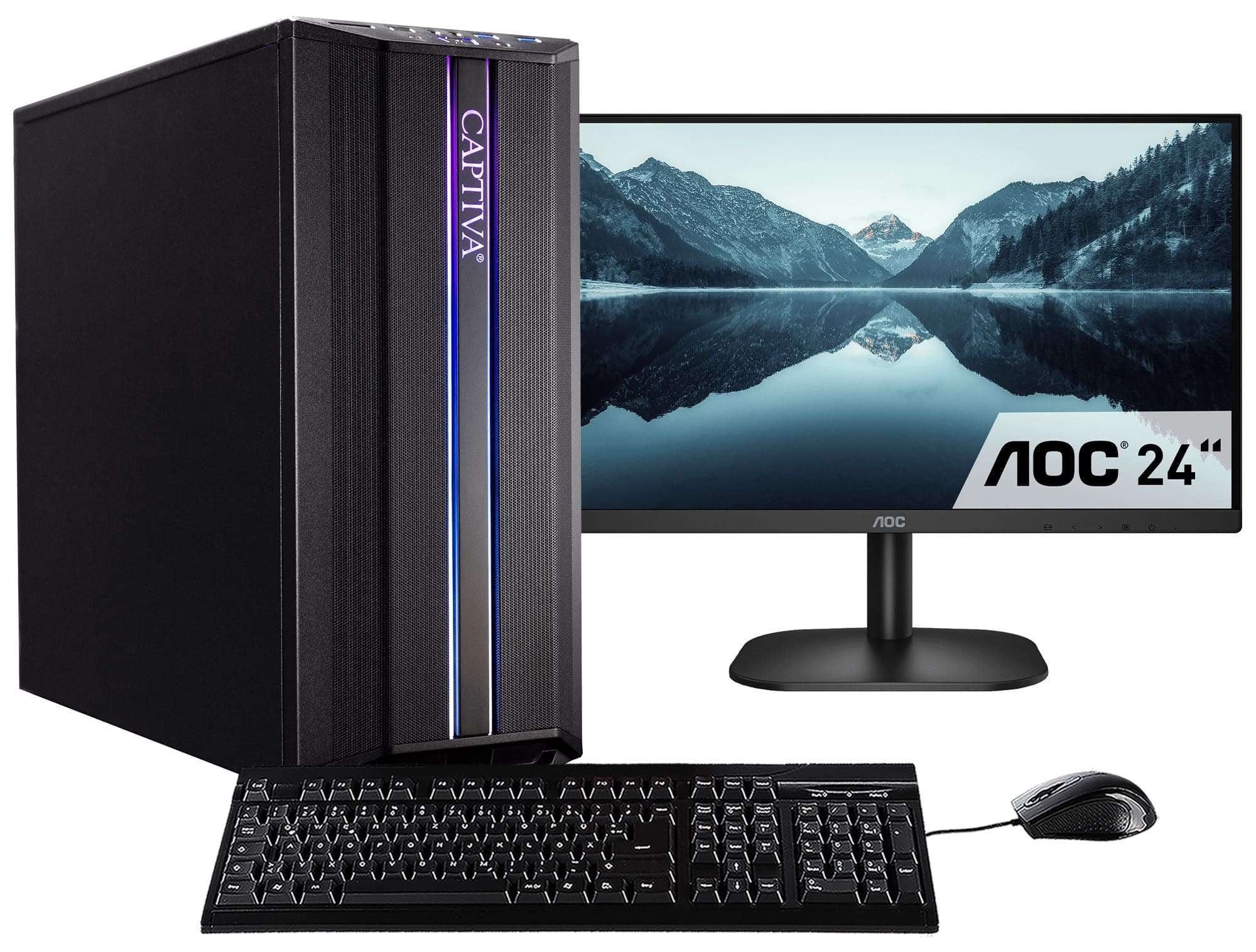 Gaming-PC-Komplettsystem »Advanced Gaming R69-326 TFT Bundle«