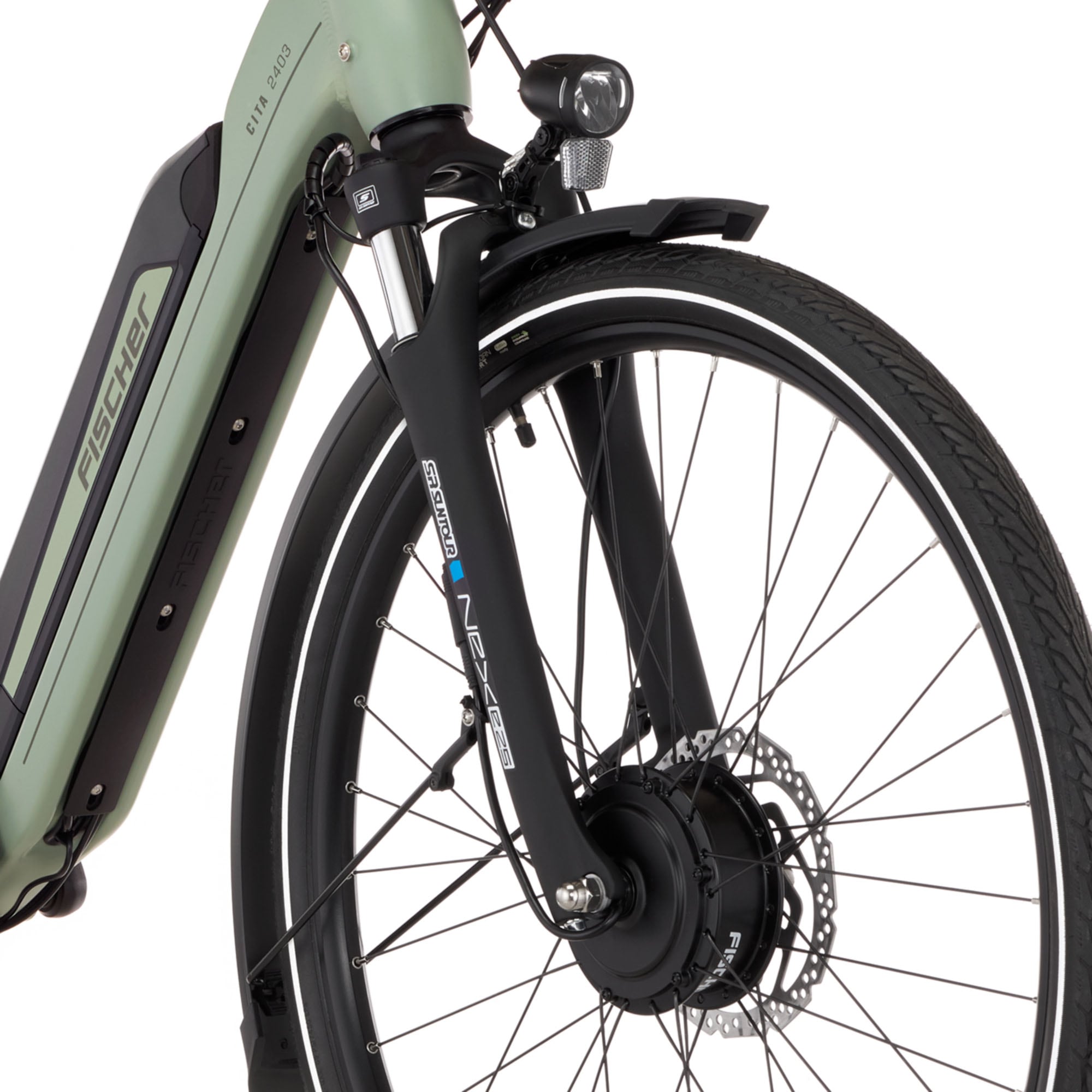 FISCHER Fahrrad »CITA 2403 459 ACTIVE« 7 Gang Shimano NEXUS Schaltwerk Frontmotor mit Akku-Ladegerät | mit Werkzeug,  Pedelec, Elektrofahrrad für Damen und Herren