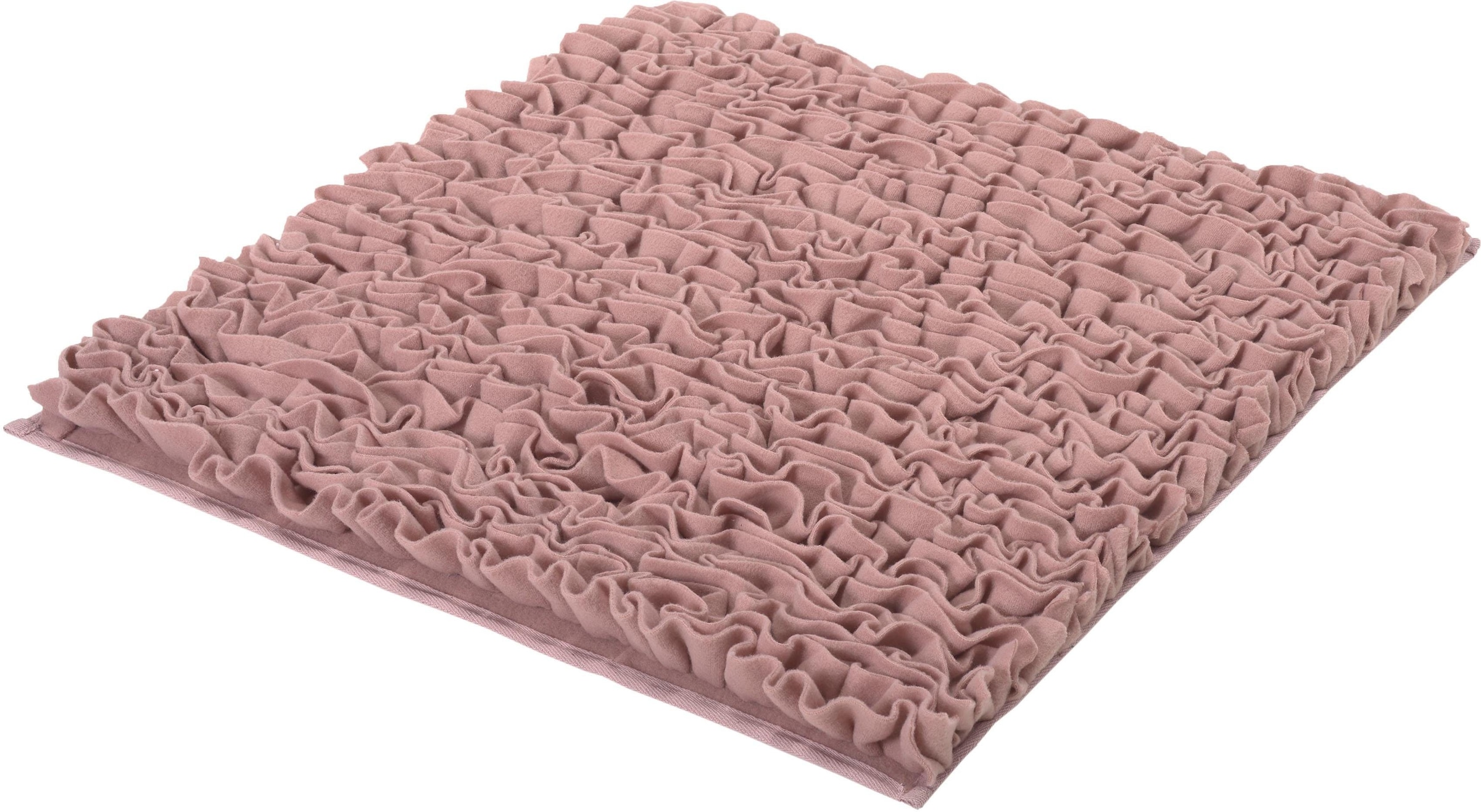 Kleine Wolke Badematte »Nelli«, rutschhemmend beschichtet, fußbodenheizungsgeeignet, Badteppich, Filz Optik, Uni Farben, waschbar