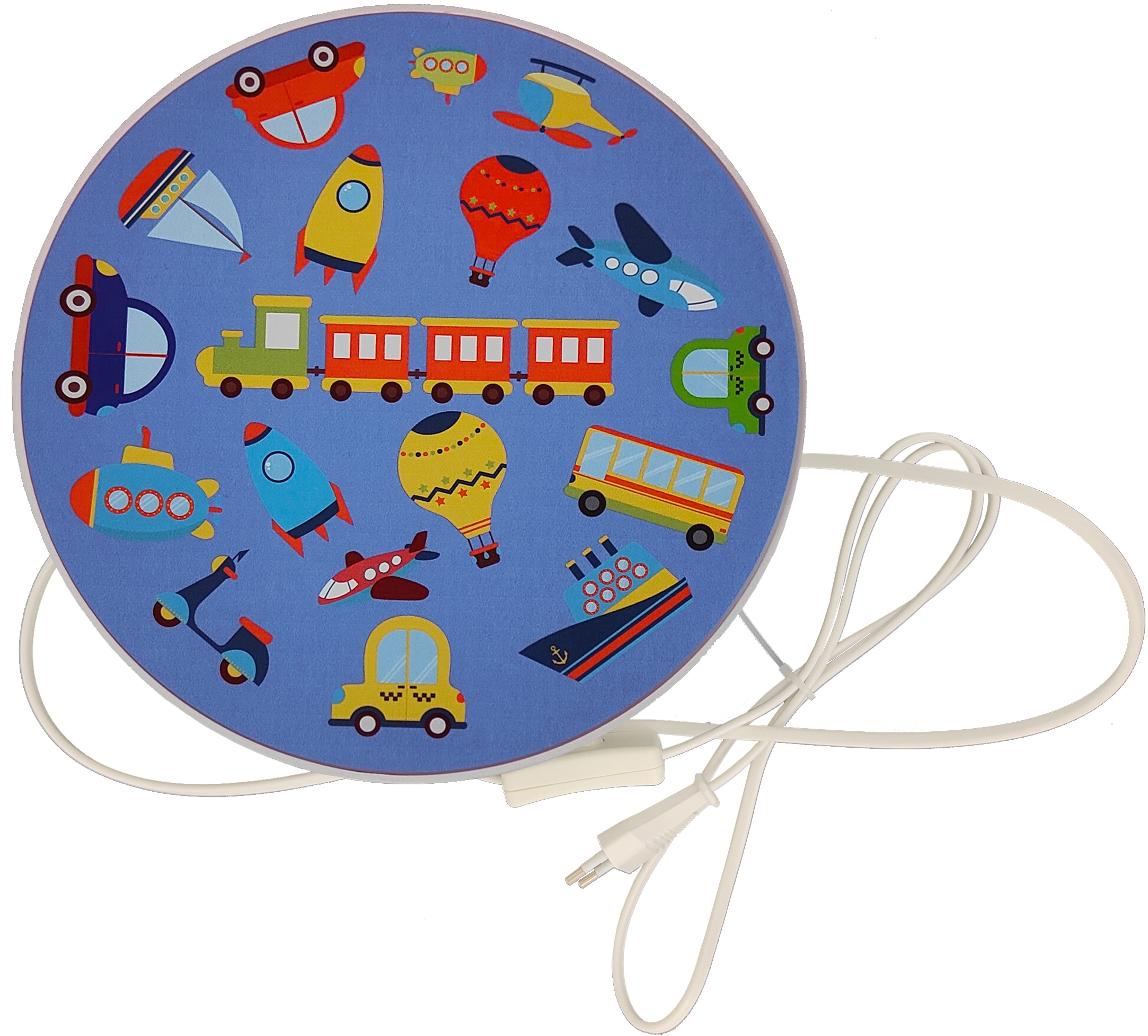 niermann Wandleuchte »Fahrzeuge, Kinderlame, Kinderzimmer« E14 1 Stk. Die Wandleuchte ist mit einem Eurostecker ausgestattet