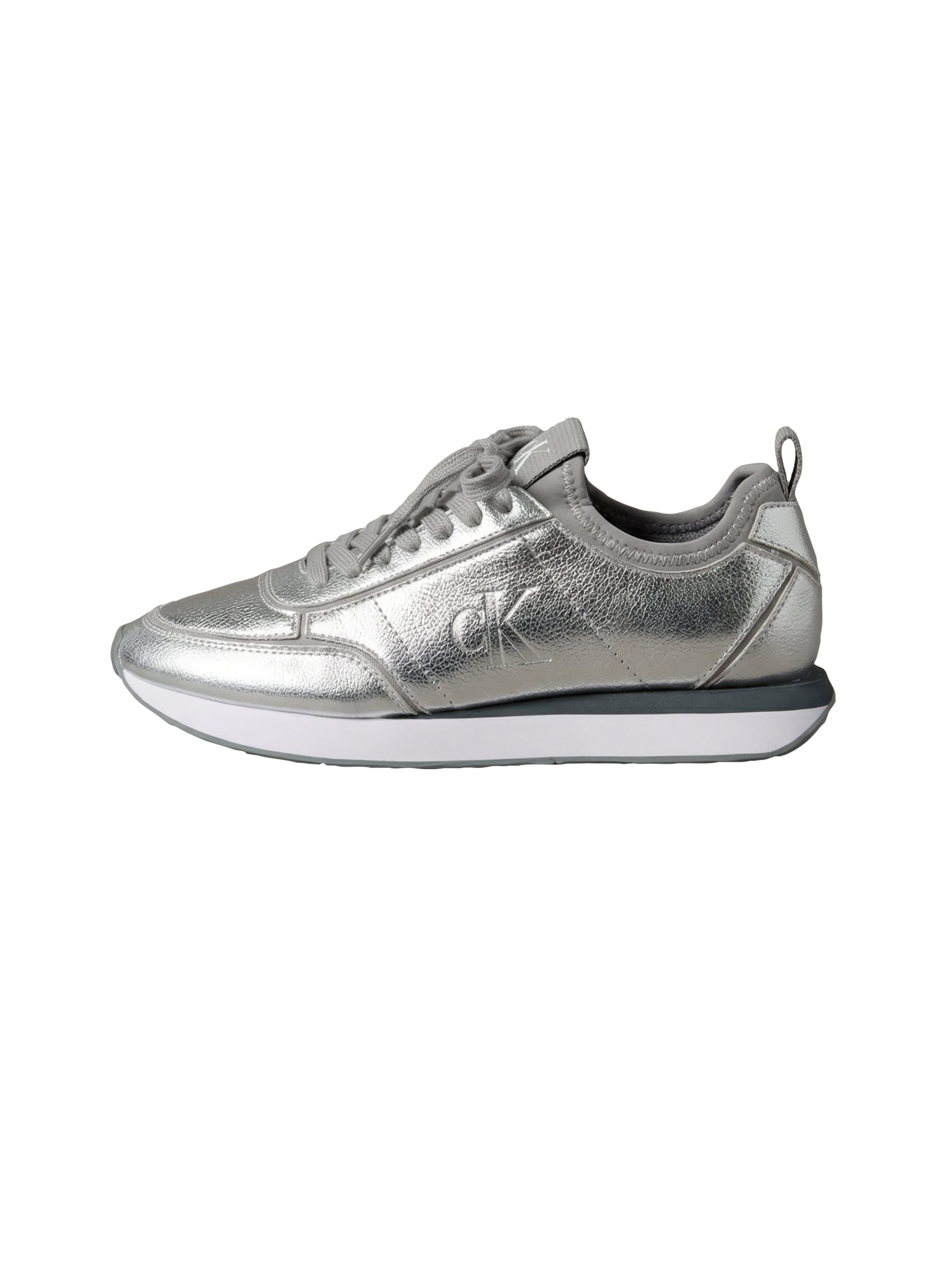 Calvin Klein Plateausneaker »RETRO RUNNER METALLIC«  Trendsneaker, Slip-on Sneaker, Halbschuh mit Anziehlasche
