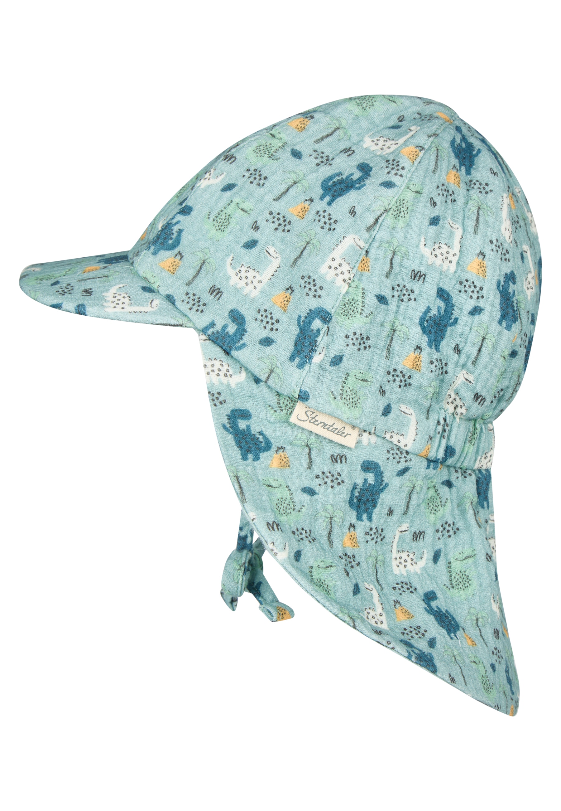 Sterntaler® Sonnenhut »Schirmmütze mit Nackenschutz Dinos«