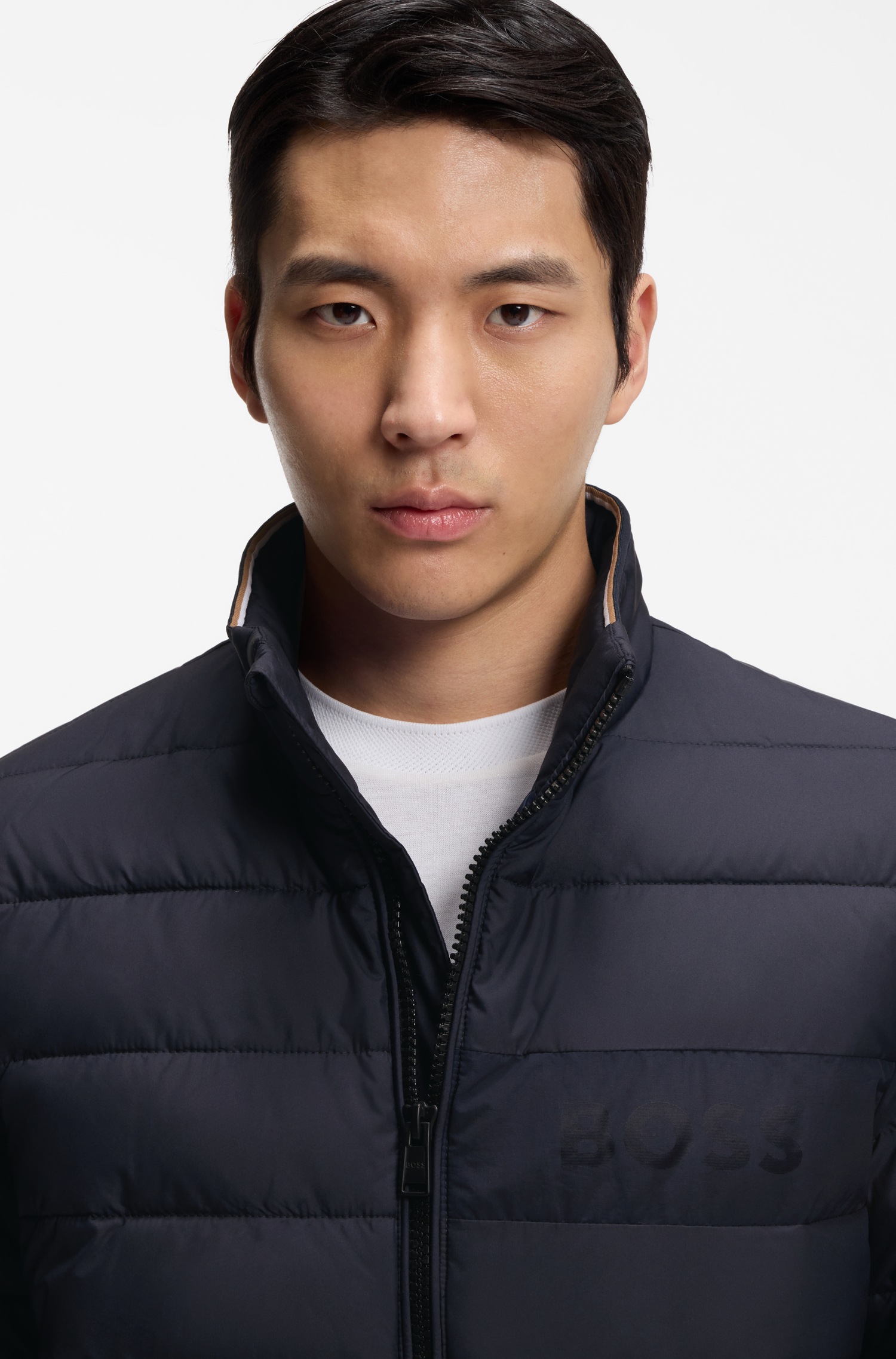 BOSS Steppjacke »Cenitos Premium Menswear« mit Stehkragen, regular fit