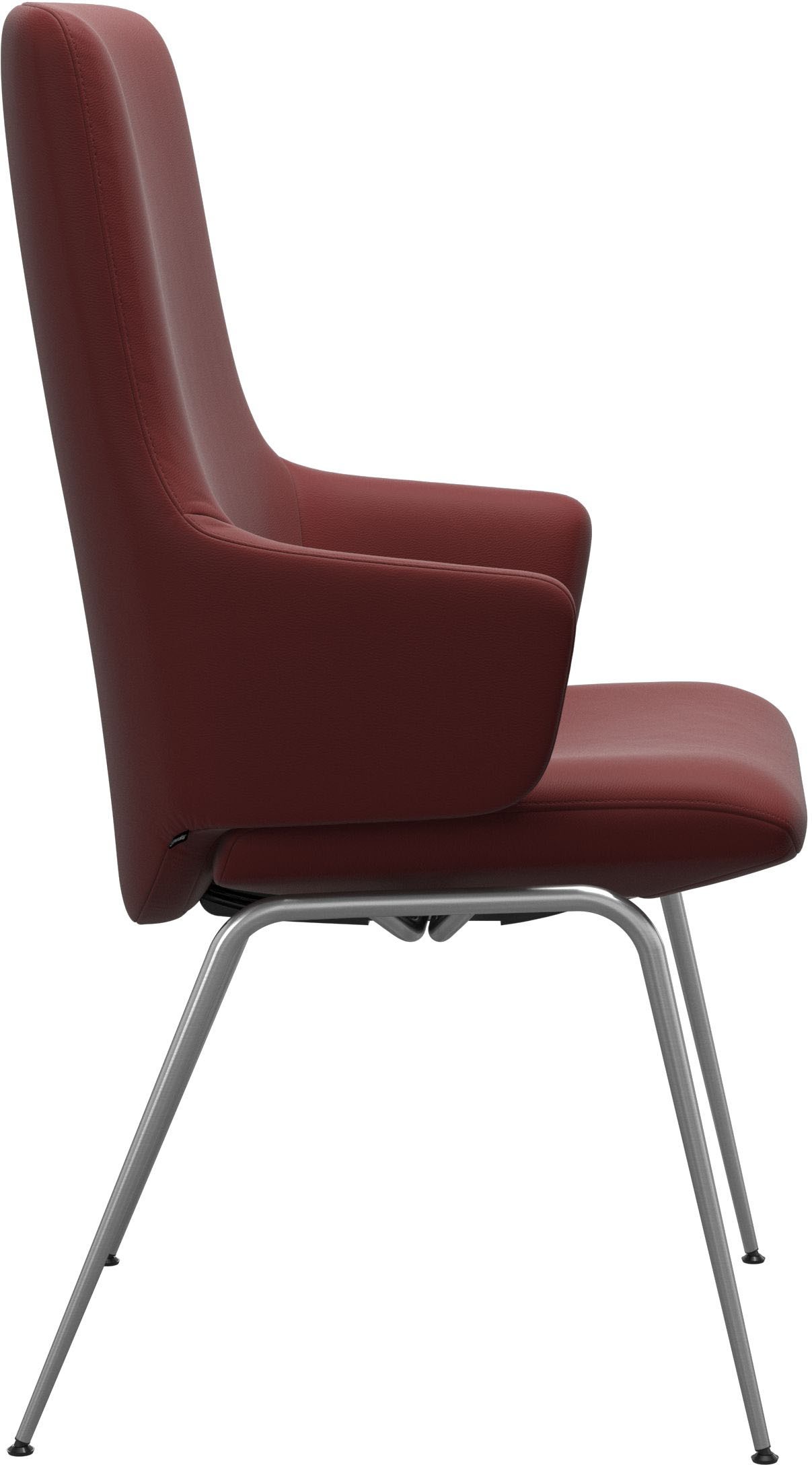Stressless® Polsterstuhl »Laurel«, Leder PALOMA, High Back mit Armlehne, Größe L, mit Beinen aus Stahl in Chrom